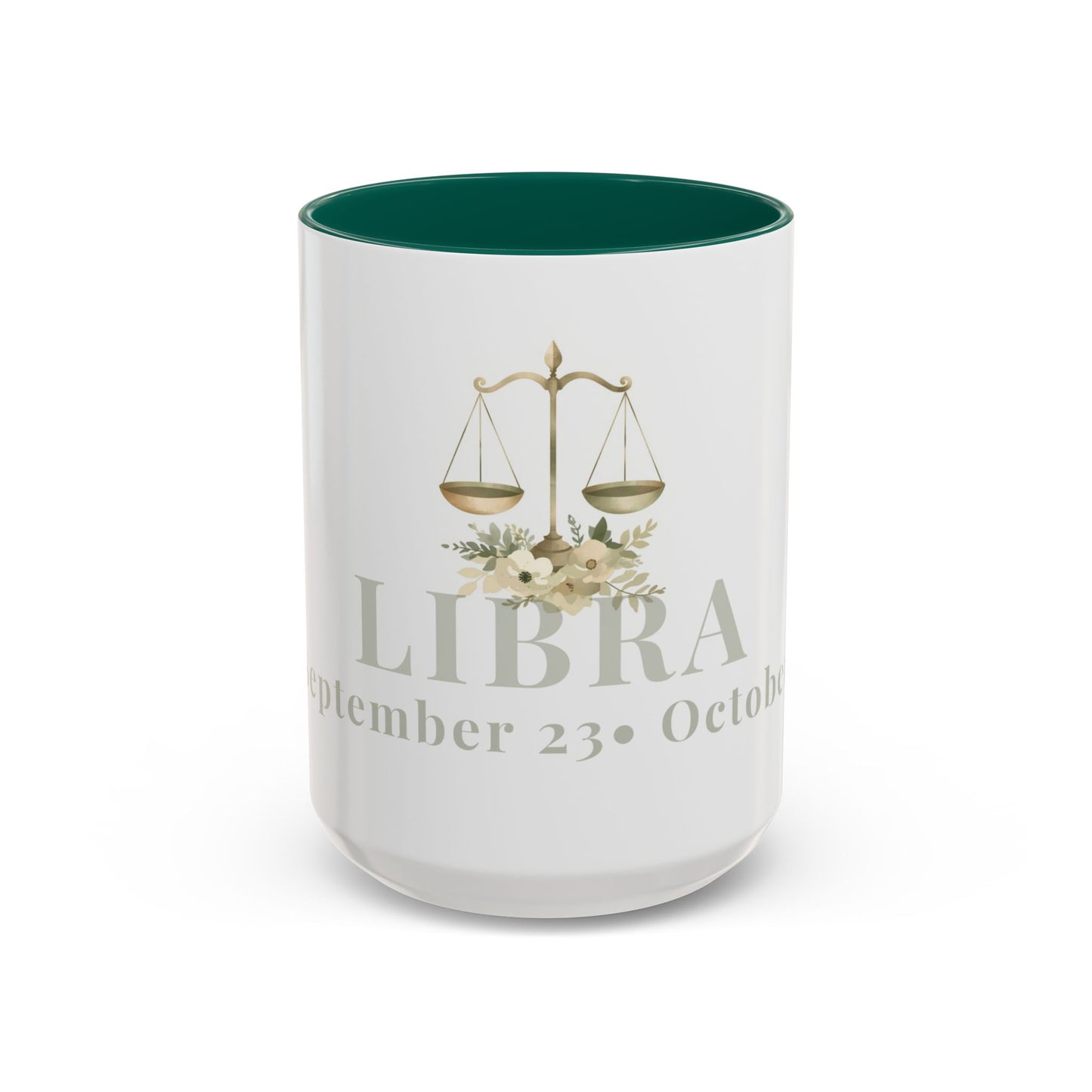 Libra Zodiac Mug - September 23 - October 22 Astrology Coffee Cup - Scales Zodiac Sign Mug - 15 oz.