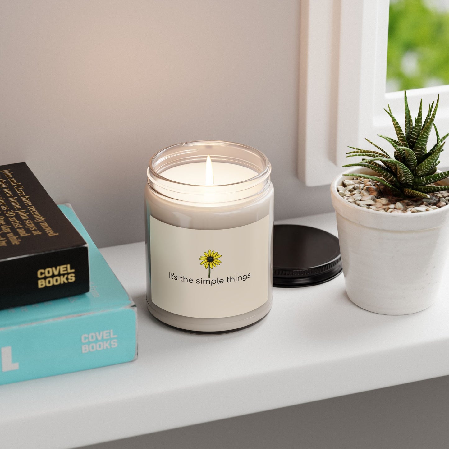 Black-Eyed Susan Candle – It’s the Simple Things- Floral Design 9 oz soy candle - 8 different scents