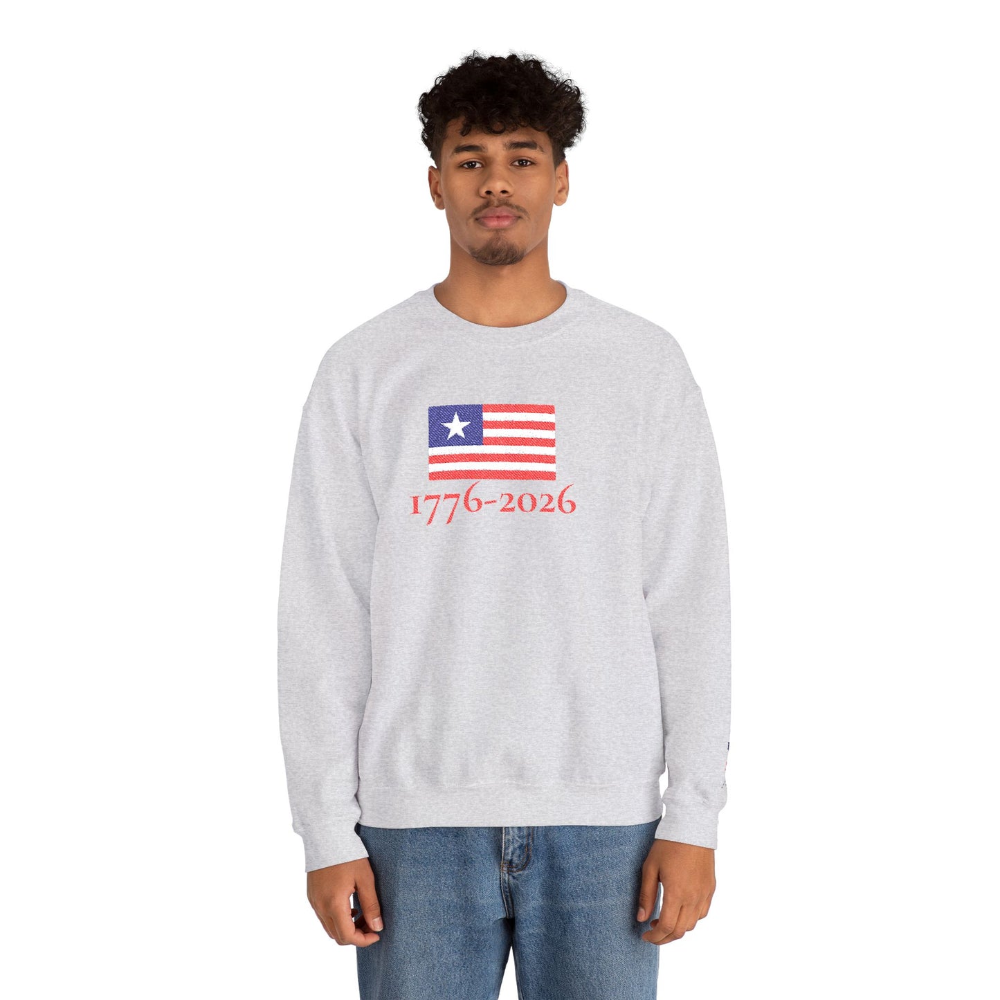USA  1776–2026 Patriotic Crewneck Sweatshirt