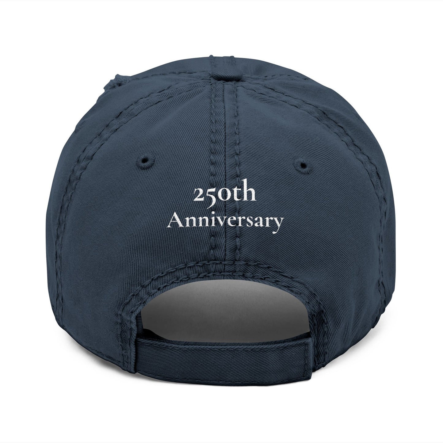 Distressed Embroidered Dad Hat — Battles of Saratoga 250th Anniversary