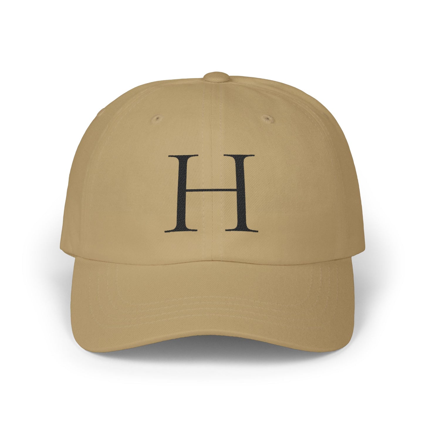 Wear My Story Embroidered Initial Hat - Letter H on the Classic Dad Cap