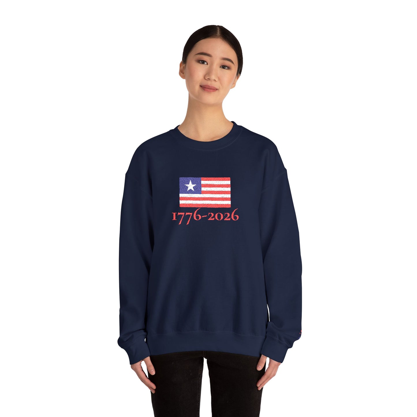 USA  1776–2026 Patriotic Crewneck Sweatshirt