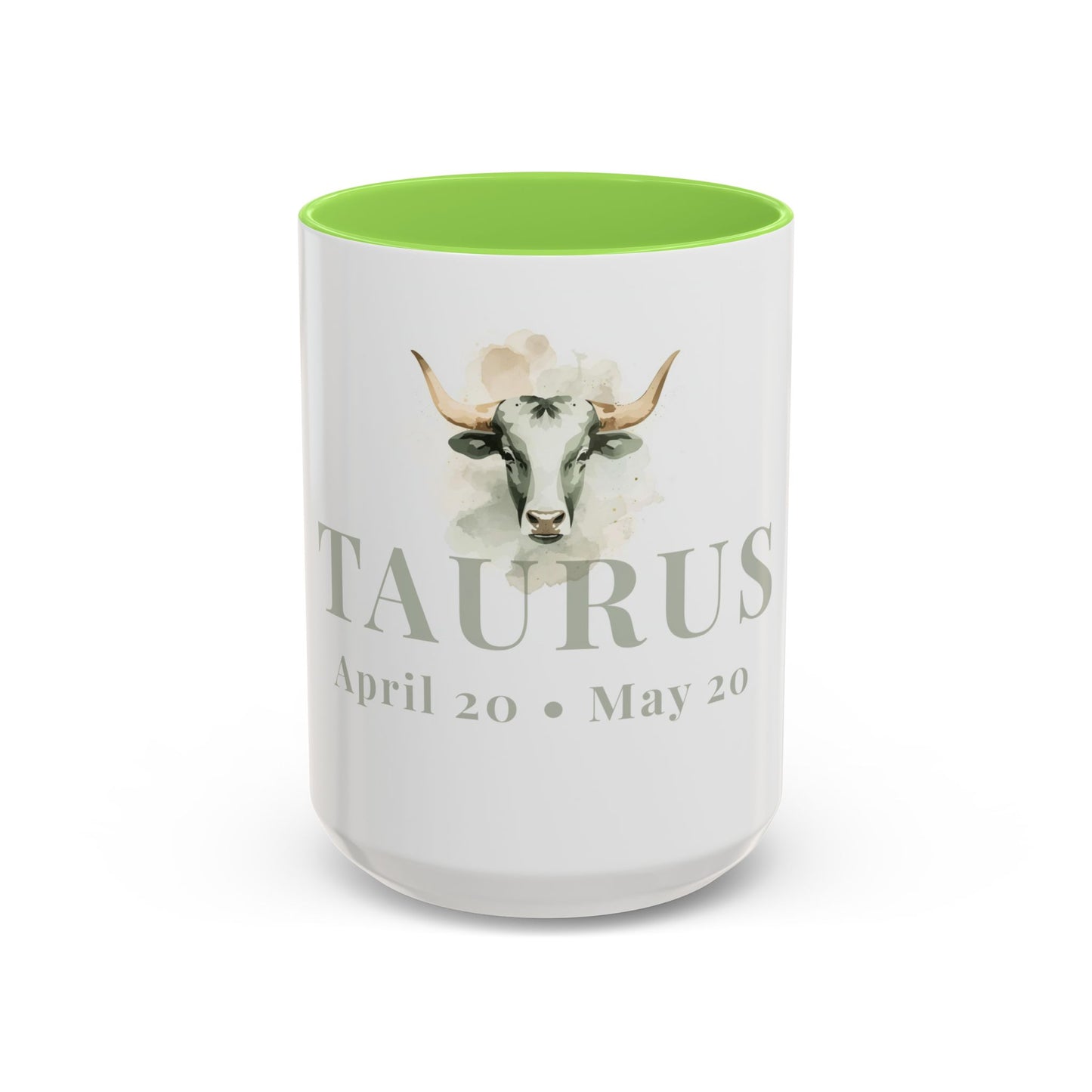 Taurus Zodiac Mug - April 20- May 20 Astrology Coffee Cup - Bull Zodiac Sign Mug - 15 oz.