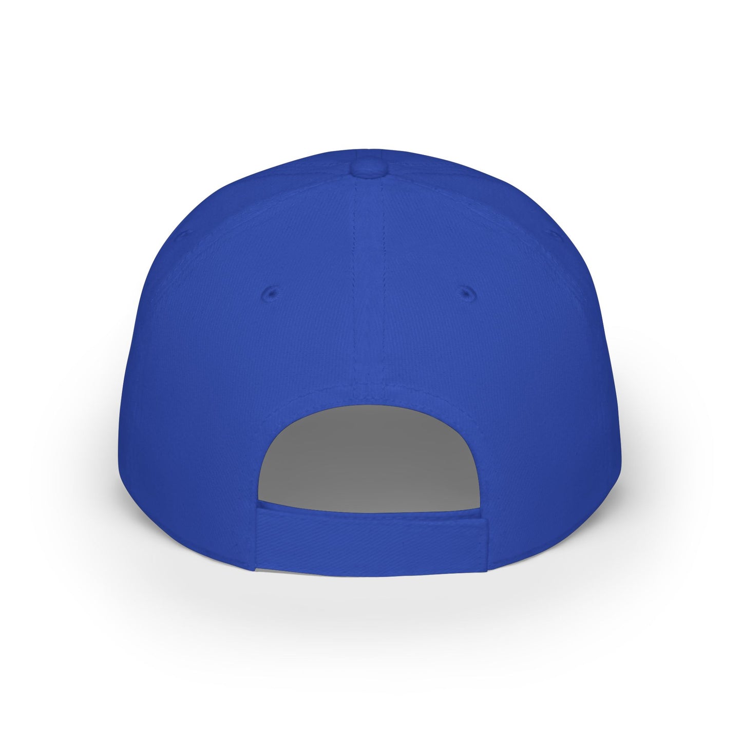 my happy place Is the sea Low Profile Baseball Cap with wave accent