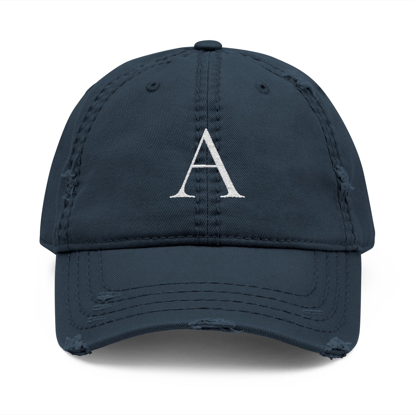 Custom Initial Embroidered Hat/Personalized Monogram Dad Cap (A-Z)