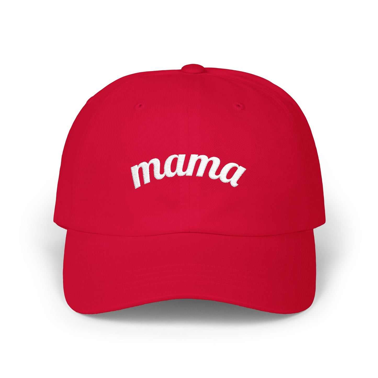 Mama Script embroidered baseball Cap - # 1 back detail