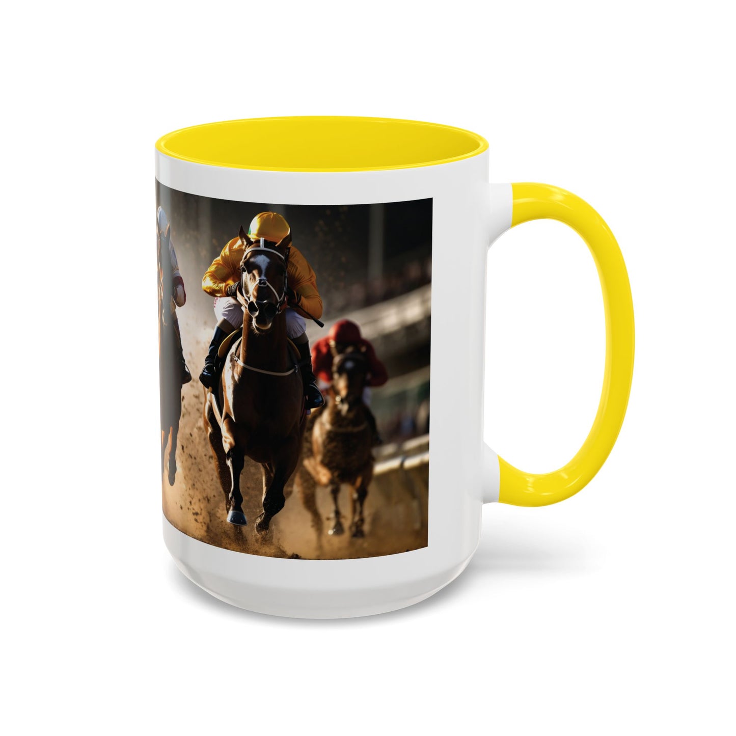 Horse-Inspired Saratoga Coffee Mug, Equestrian Town-Inspired Accent Coffee Mug, 15oz