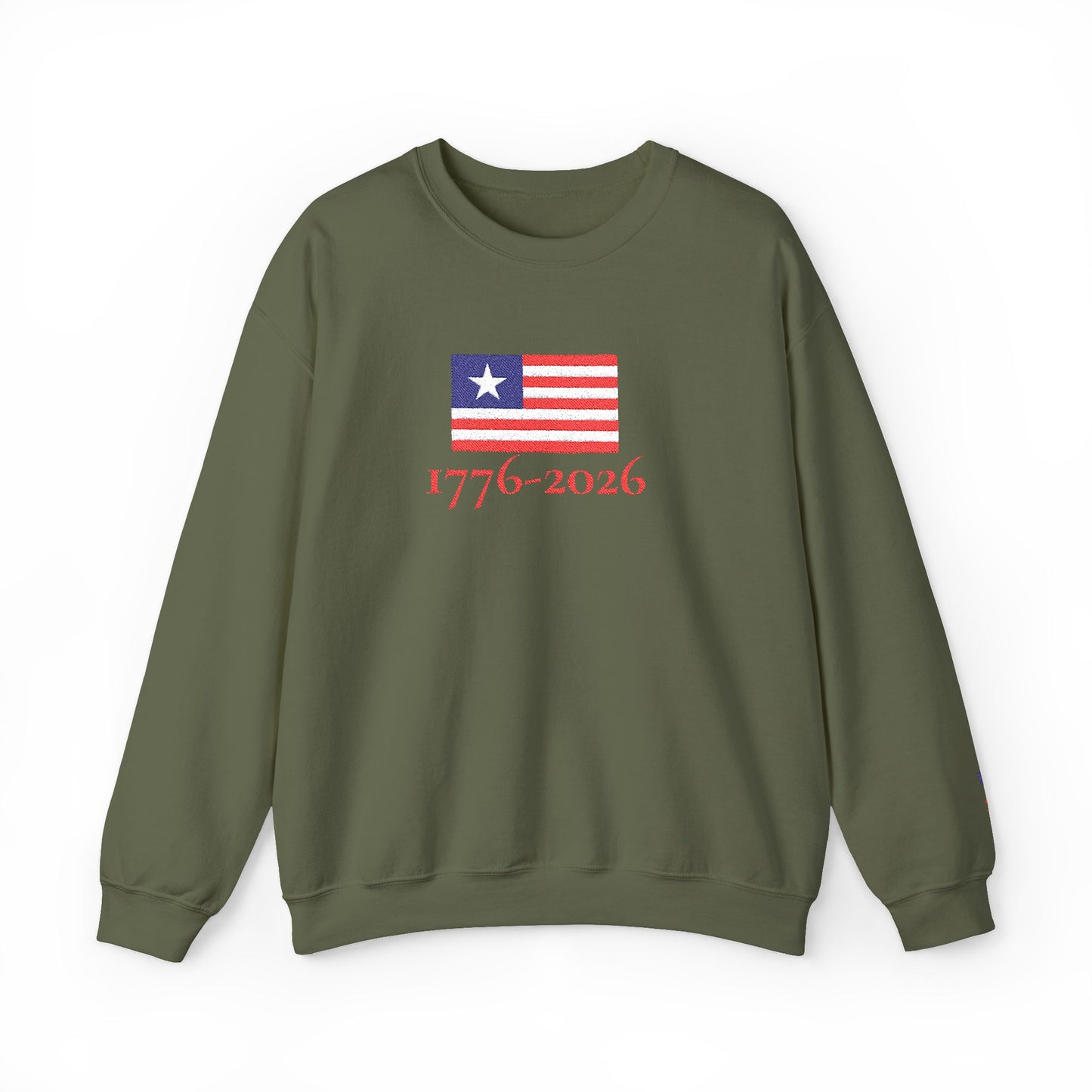 USA  1776–2026 Patriotic Crewneck Sweatshirt