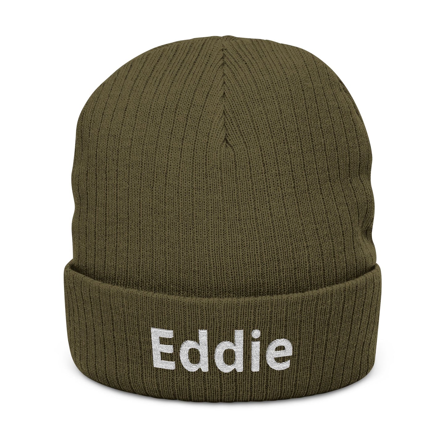 Ribbed Knit Beanie (Embroidery) personalized hat