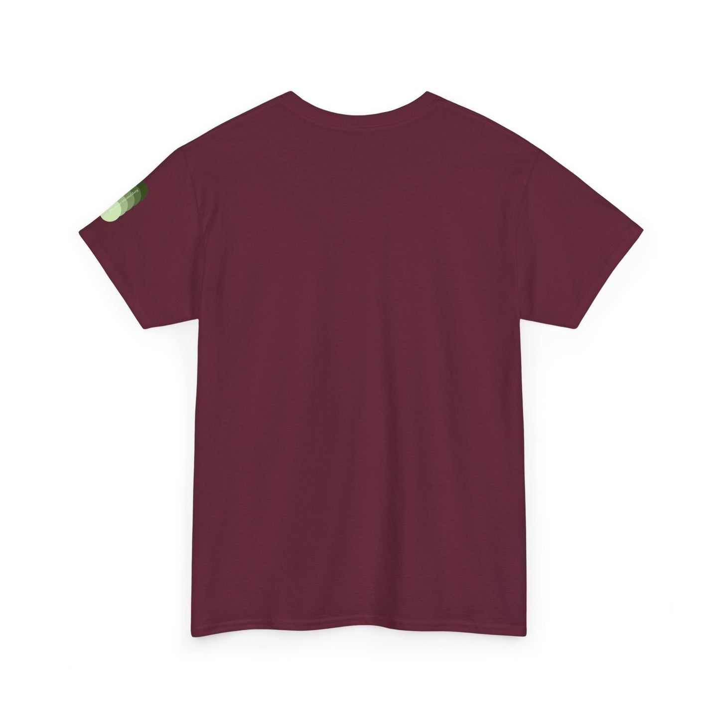 Sea Glass Drift Unisex Heavy Cotton Tee – Abstract Coastal Wave Graphic Shirt | Minimalist Sage Green Aesthetic Tee