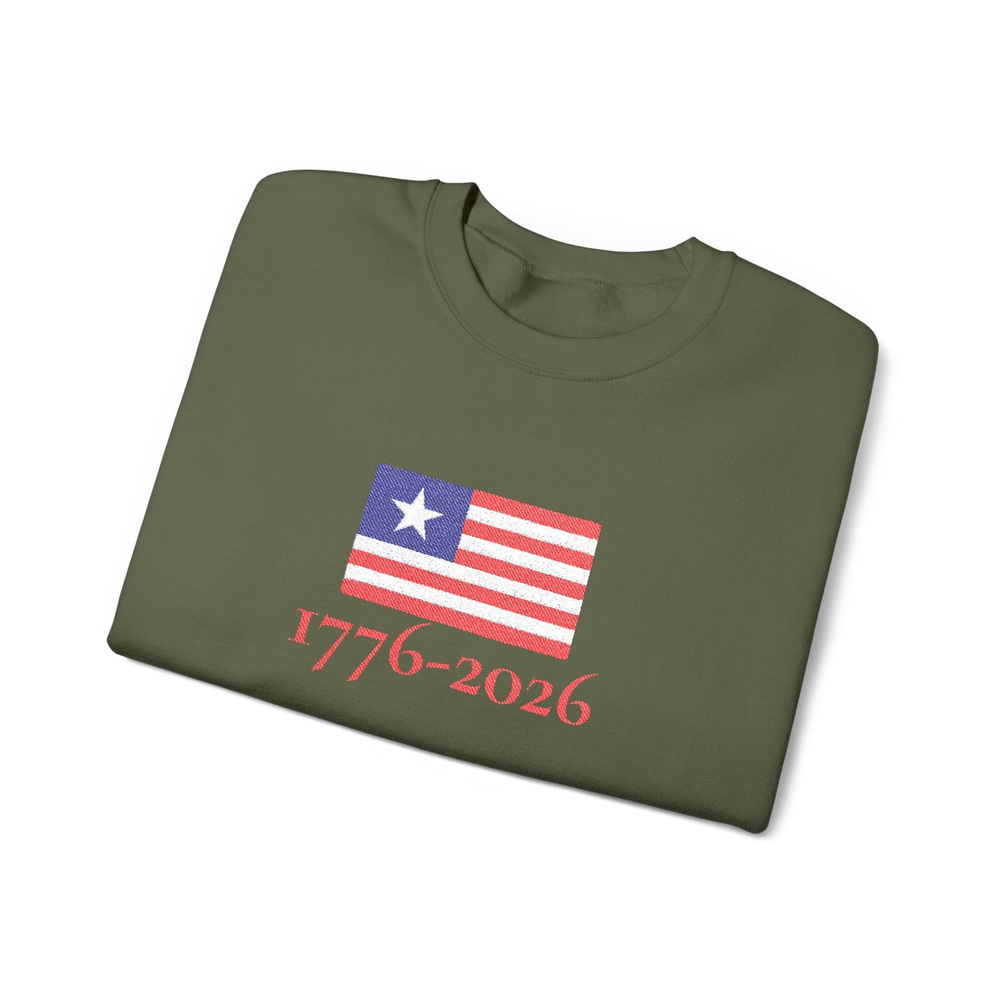 USA  1776–2026 Patriotic Crewneck Sweatshirt