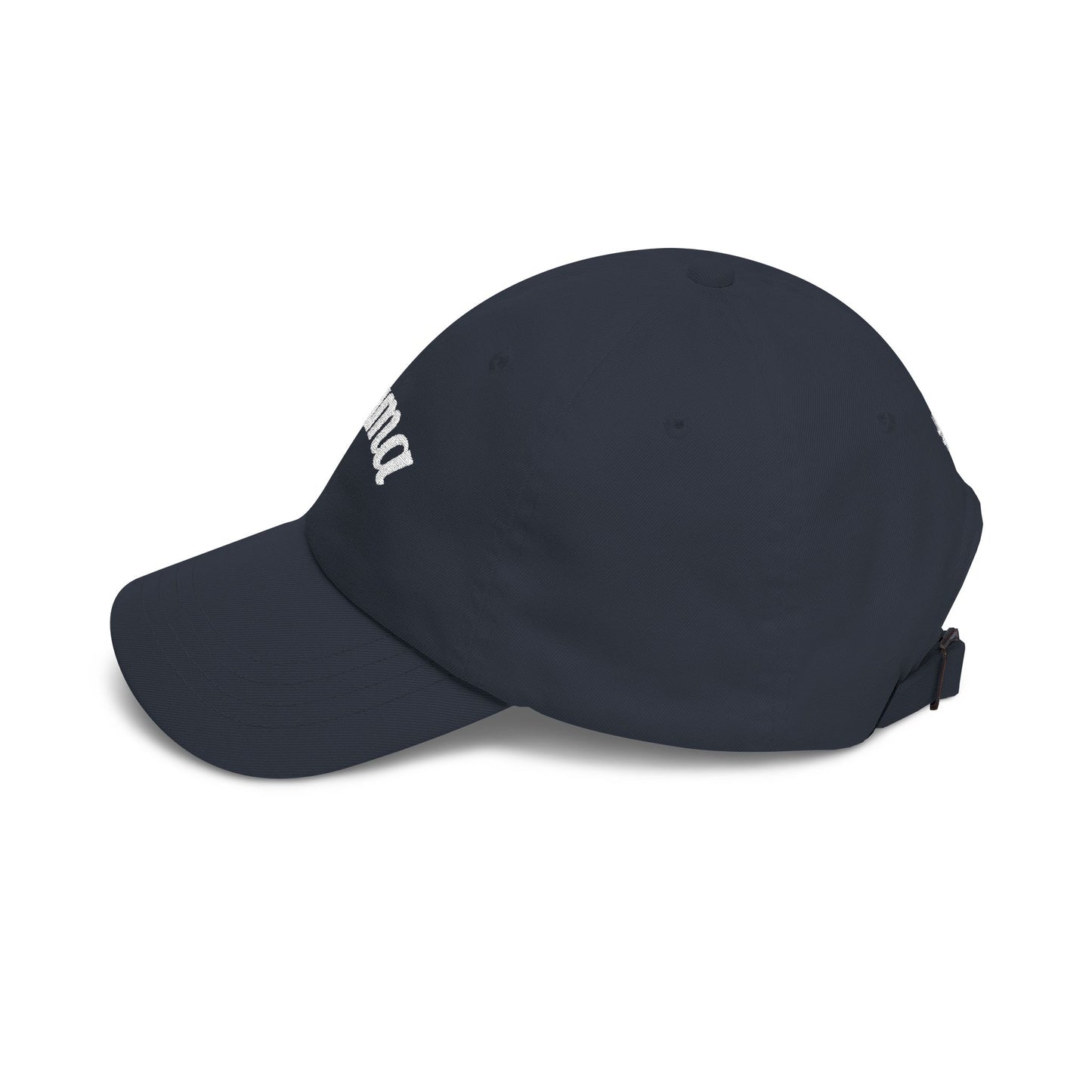 Mama Script embroidered baseball Cap - # 1 back detail