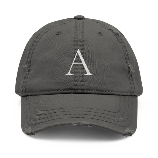 Custom Initial Embroidered Hat/Personalized Monogram Dad Cap (A-Z)