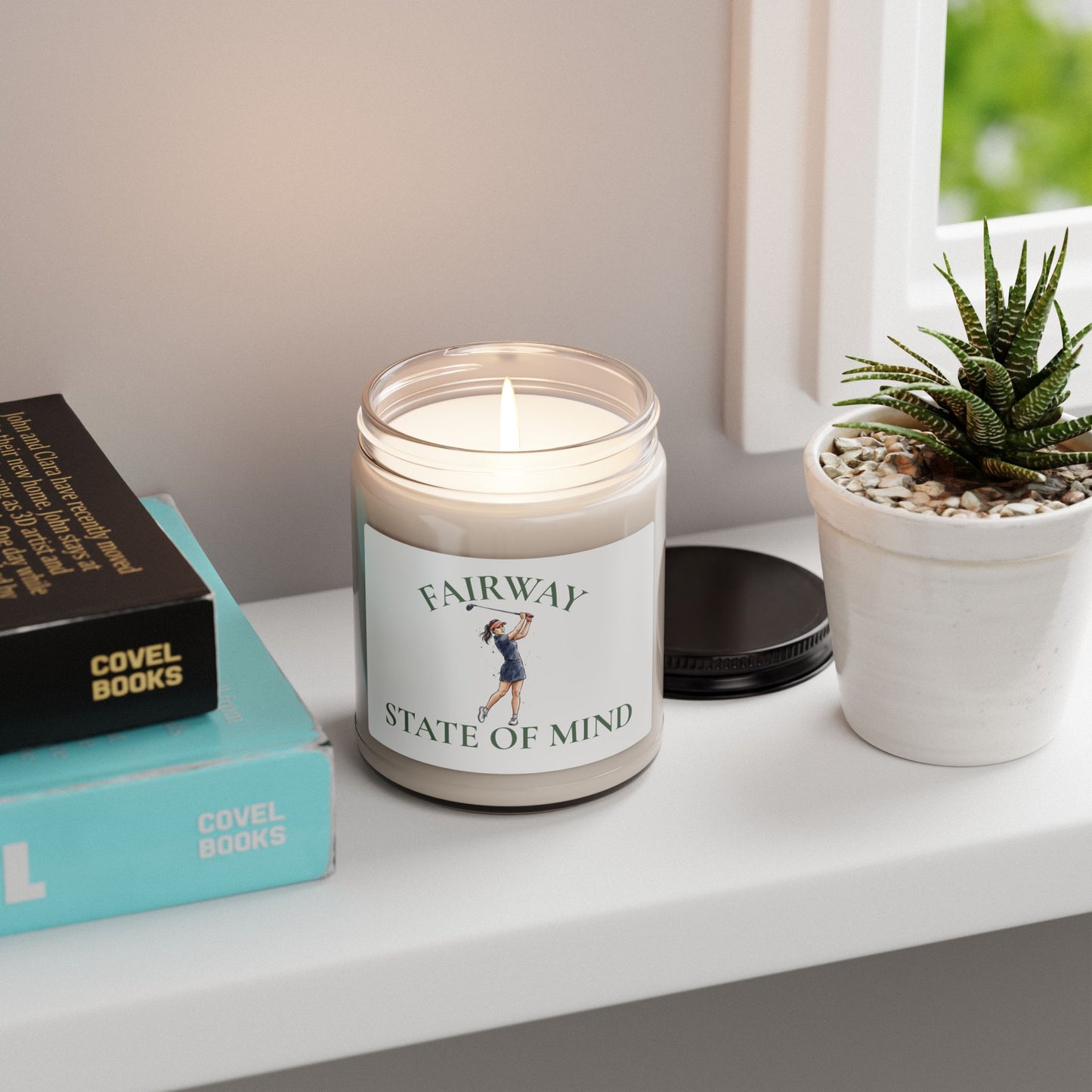 Fairway State of Mind Scented Soy Candle | Golf Candle Gift | Elegant Golfer Candle Decor