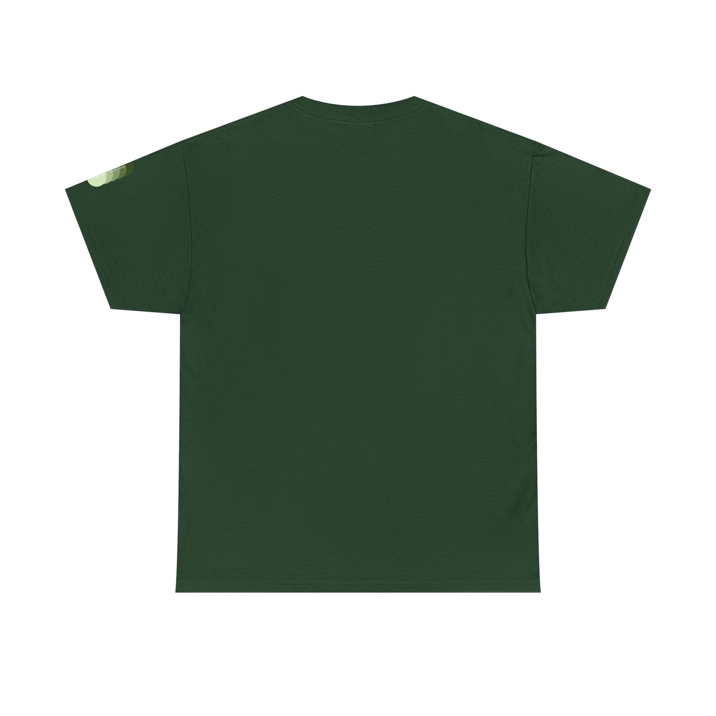 Sea Glass Drift Unisex Heavy Cotton Tee – Abstract Coastal Wave Graphic Shirt | Minimalist Sage Green Aesthetic Tee