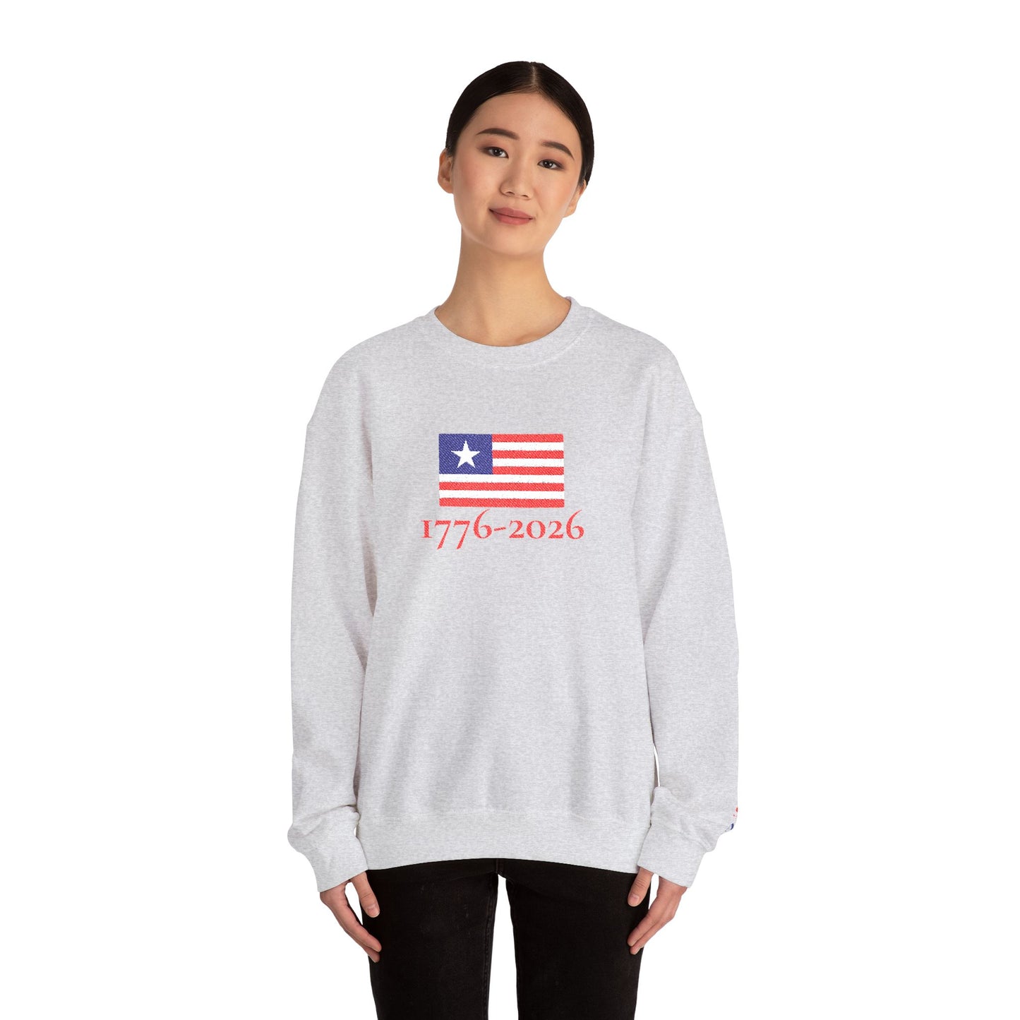 USA  1776–2026 Patriotic Crewneck Sweatshirt