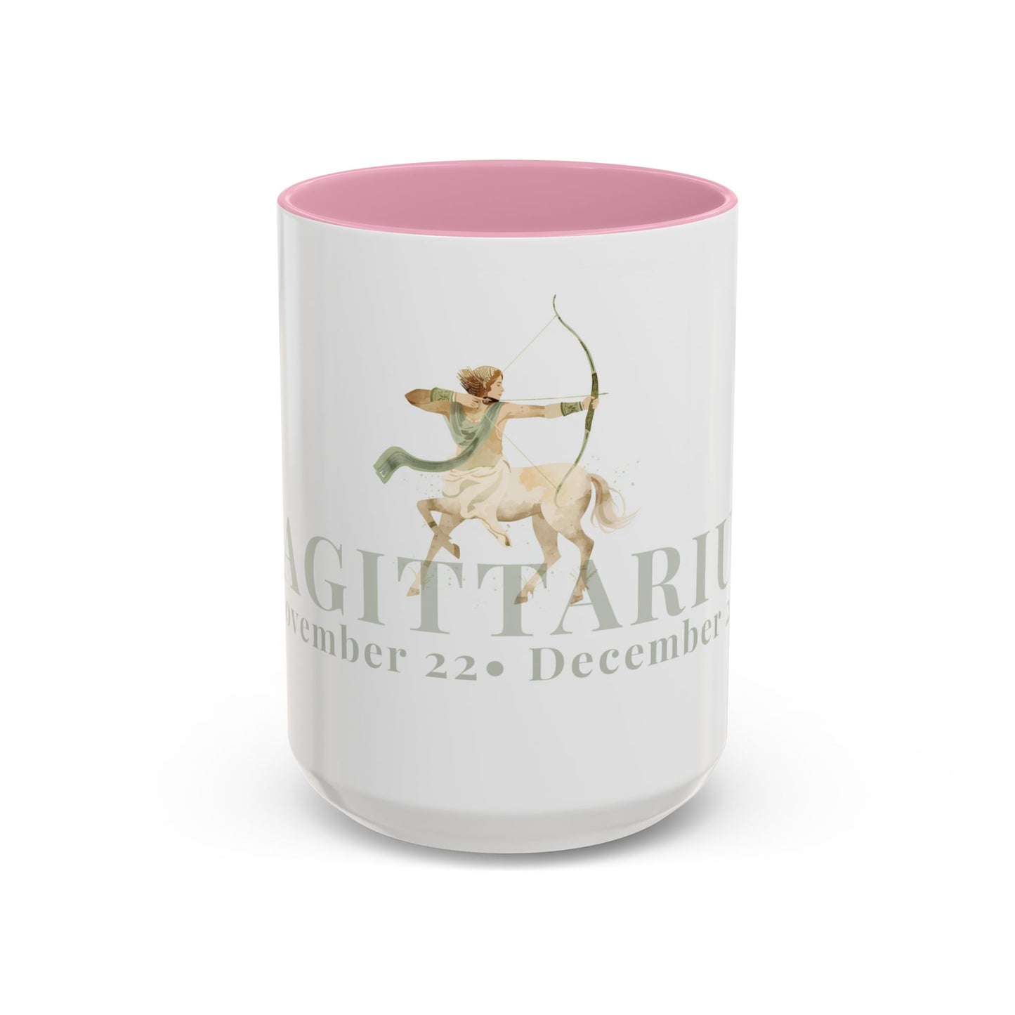 Sagittarius Zodiac Mug - November 22 - December  21 Astrology Coffee Cup - The Archer Zodiac Sign Mug - 15 oz.