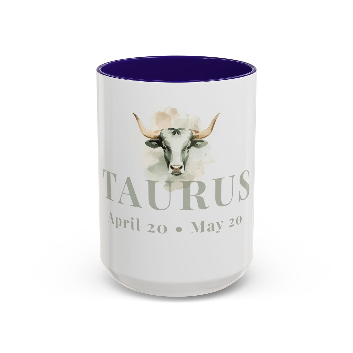 Taurus Zodiac Mug - April 20- May 20 Astrology Coffee Cup - Bull Zodiac Sign Mug - 15 oz.