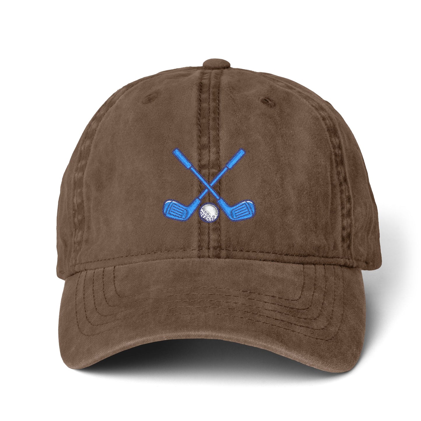 Coastal Fairway Embroidered Golf Hat – Women’s Pigment Dyed Golf Cap | Minimalist Country Club Style