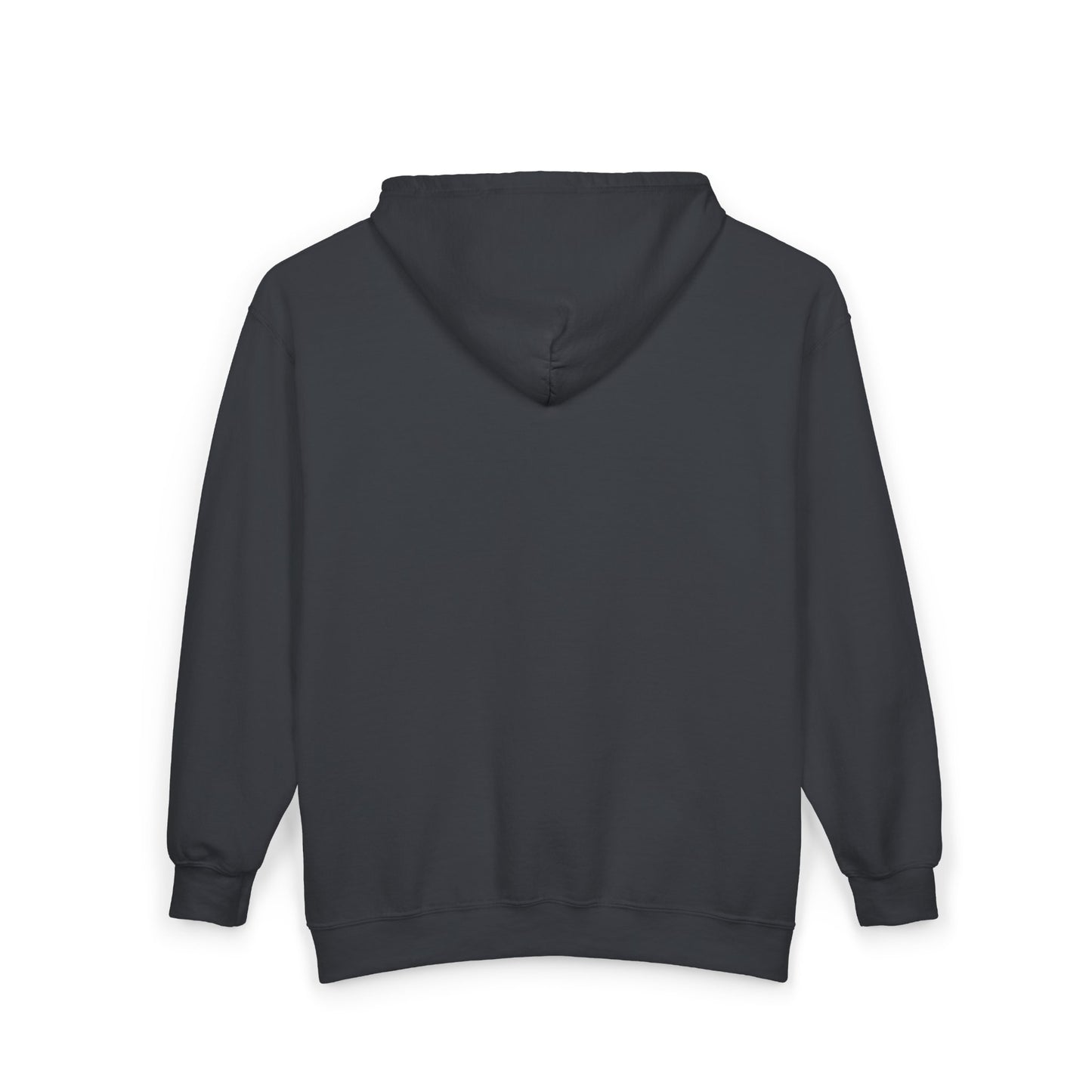 Minimal Wave Zip Hoodie — Subtle Coastal Graphic Full-Zip Sweatshirt