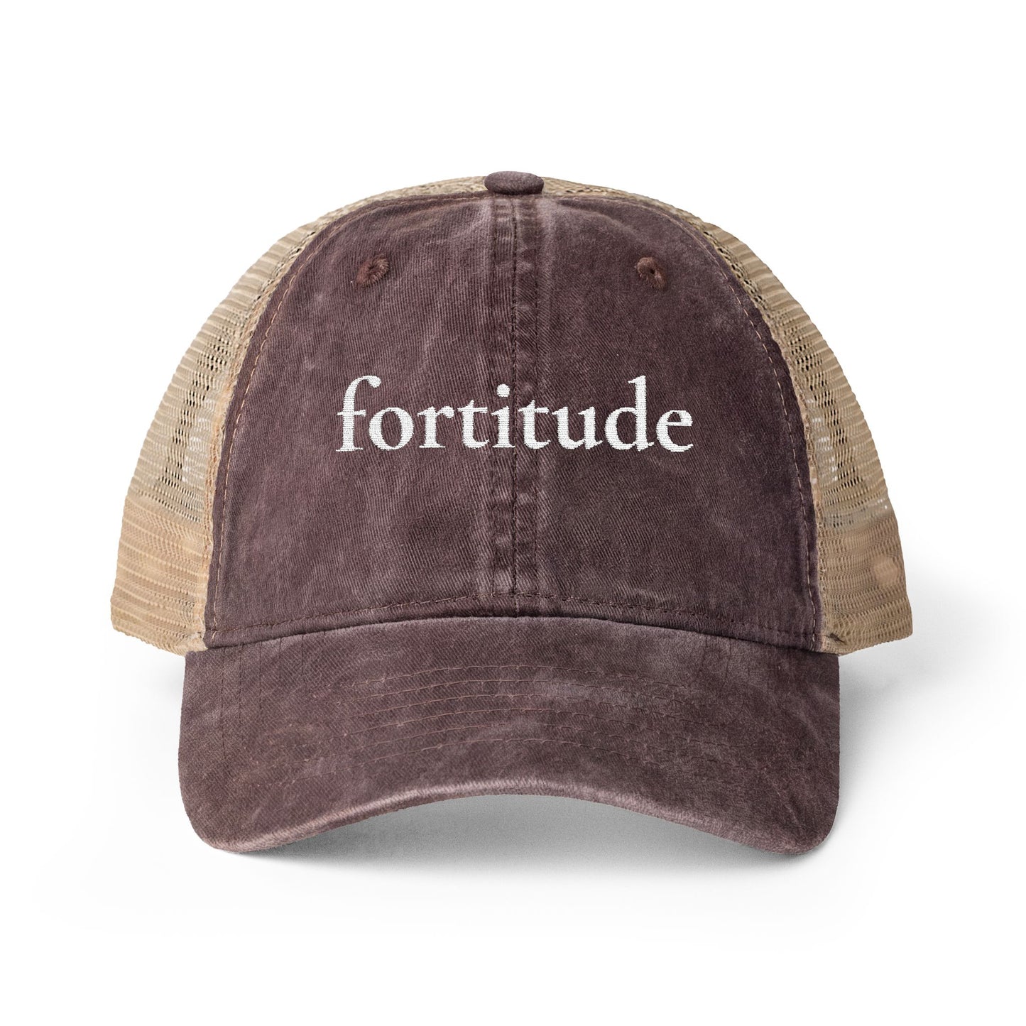 Fortitude Women's Washed Mesh-Back Cap