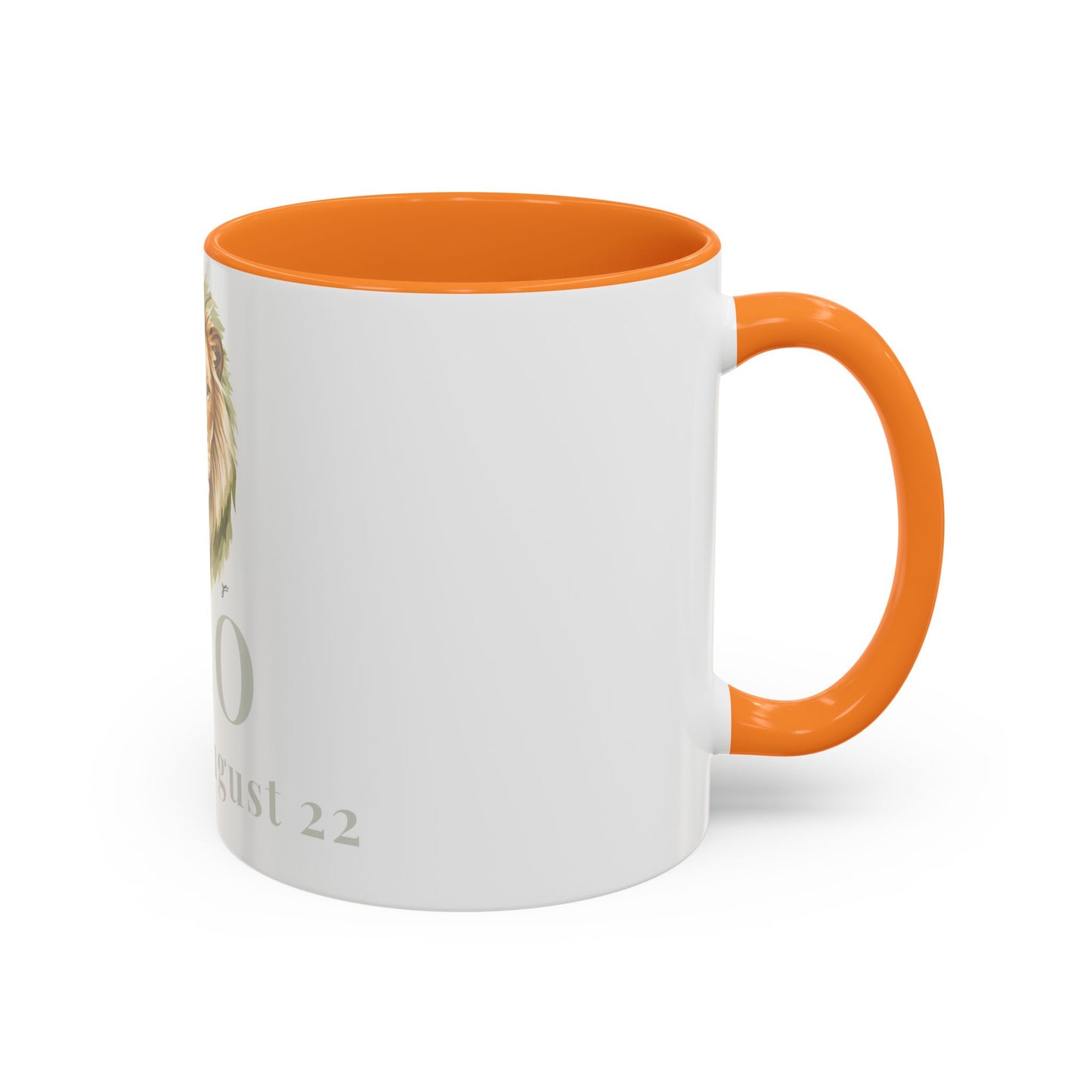 Leo Zodiac Mug - July 23 - August 22 Astrology Coffee Cup - Lion Zodiac Sign Mug - 15 oz.