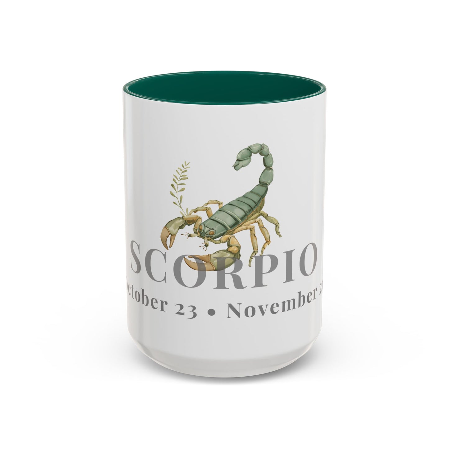 Scorpio Zodiac Mug - October 23 - November 21 Astrology Coffee Cup - Scorpion Zodiac Sign Mug - 15 oz.