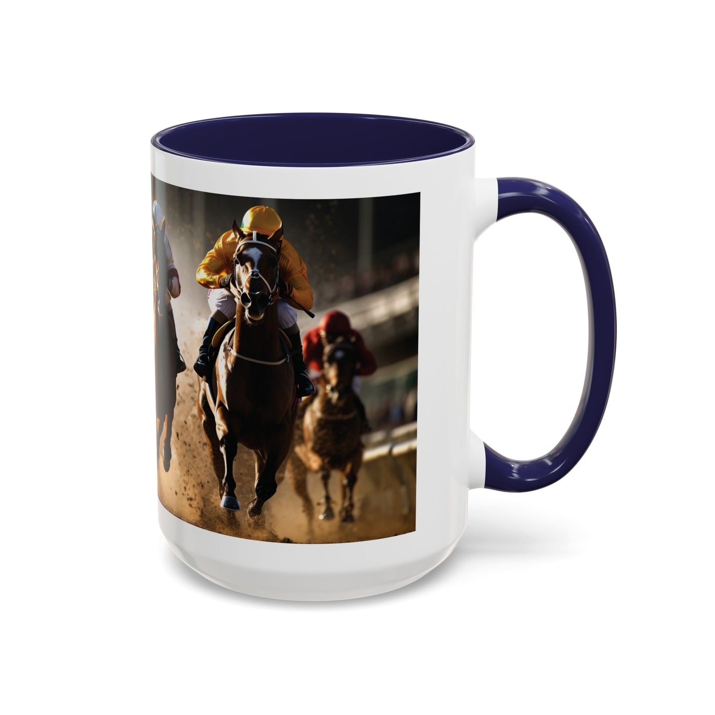 Horse-Inspired Saratoga Coffee Mug, Equestrian Town-Inspired Accent Coffee Mug, 15oz