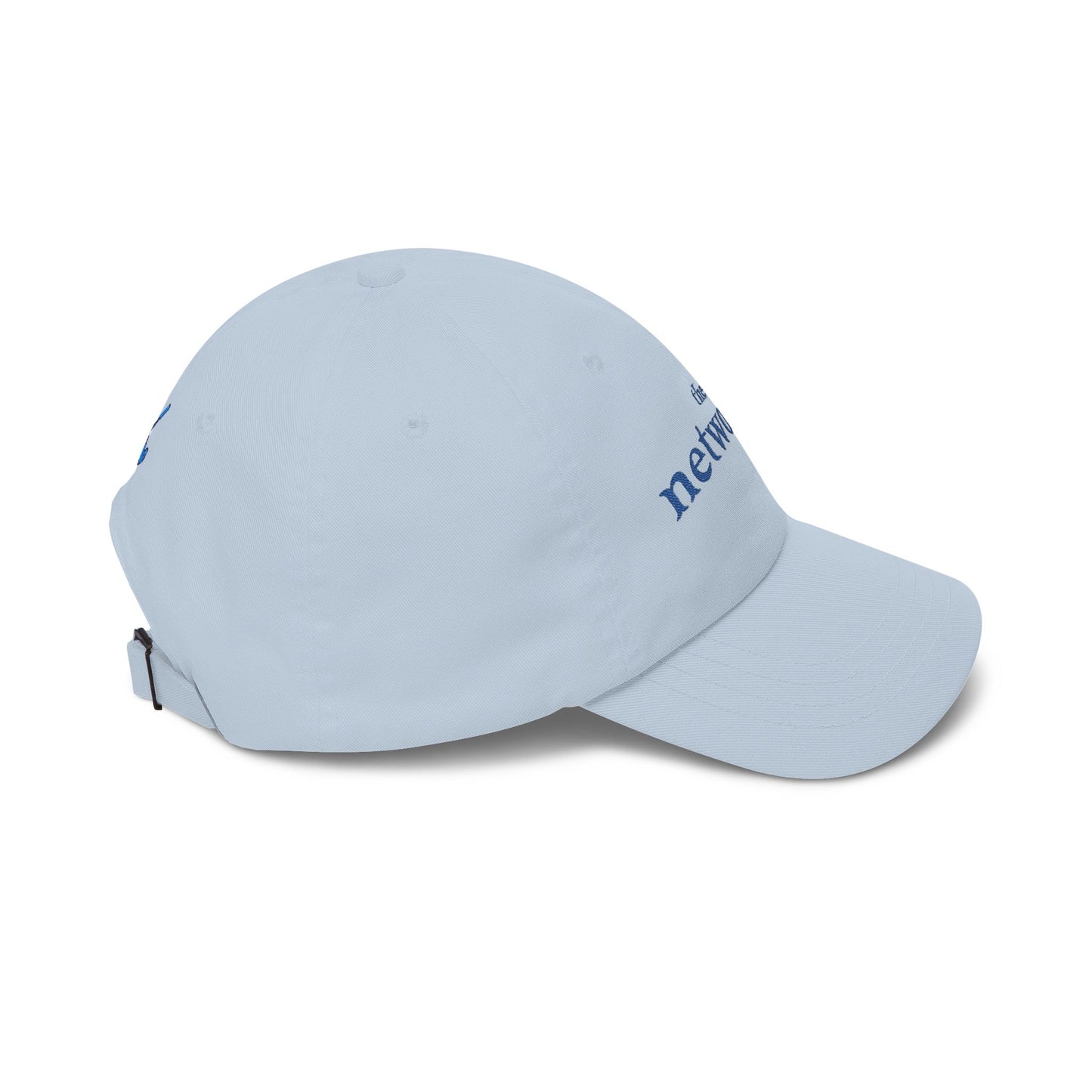 The Networks Embroidered Dad Cap — Fairway Society Embroidered Golf Hat – Women’s Golf League Cap | Minimalist Country Club Style