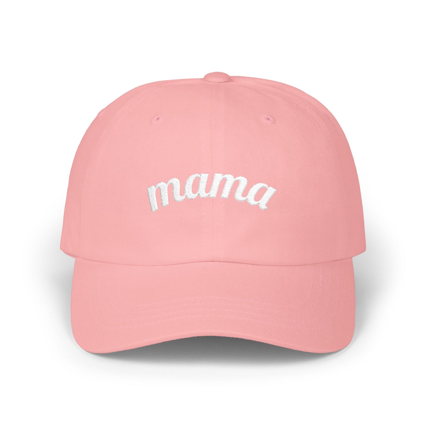 Mama Script embroidered baseball Cap - # 1 back detail