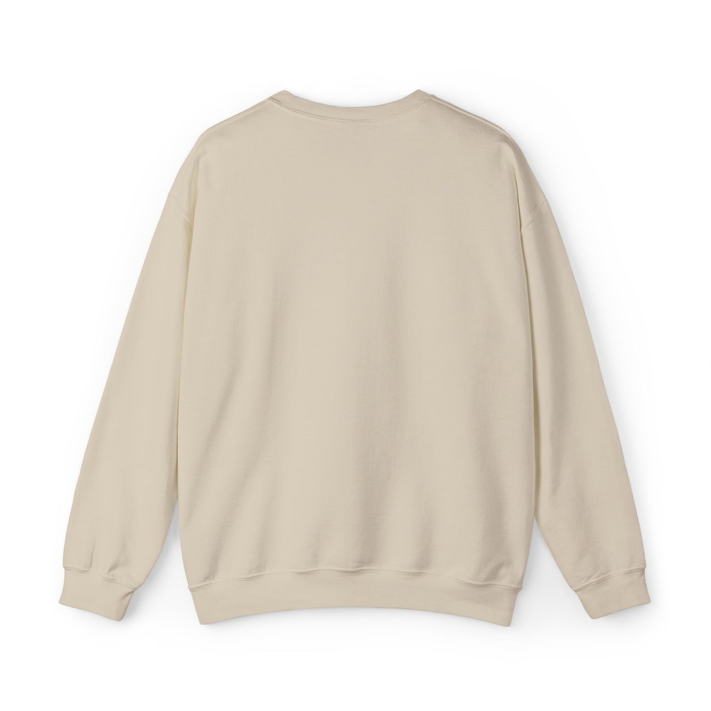Coastal Crewneck Sweatshirt — Minimal Nautical Wave Graphic
