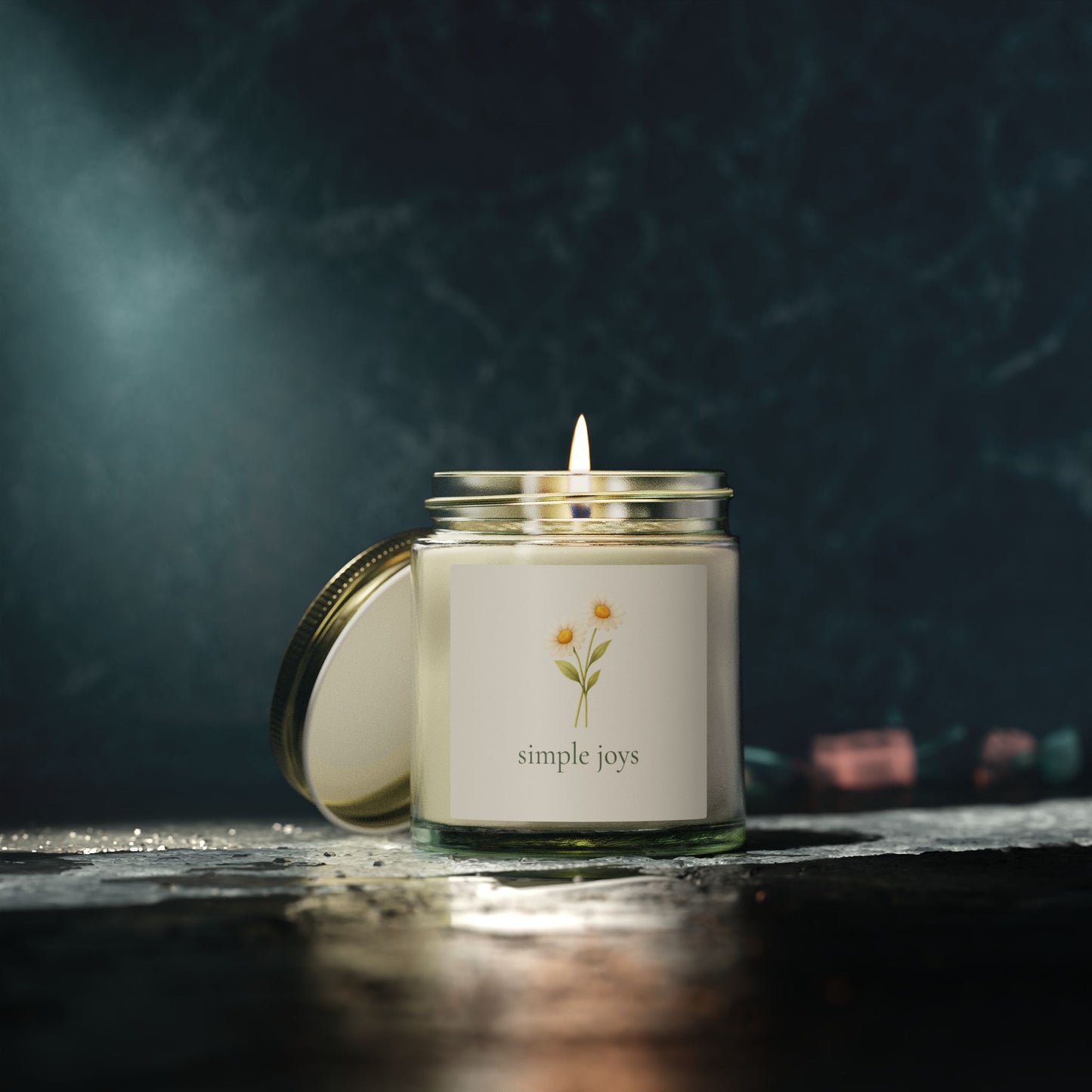 Simple Joys Coconut Apricot Scented Candle (4oz )