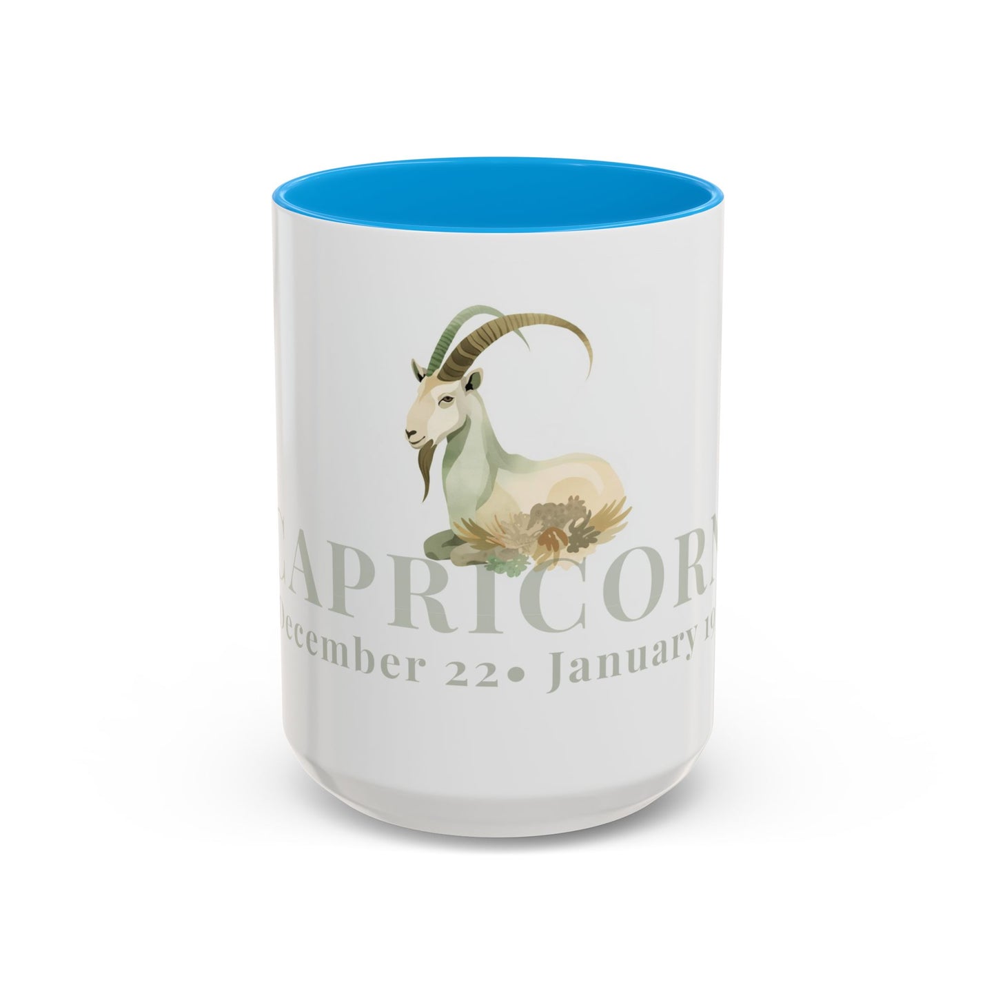 Capricorn Zodiac Mug - December 22- January 19 Astrology Coffee Cup - The Goat  Zodiac Sign Mug - 15 oz.