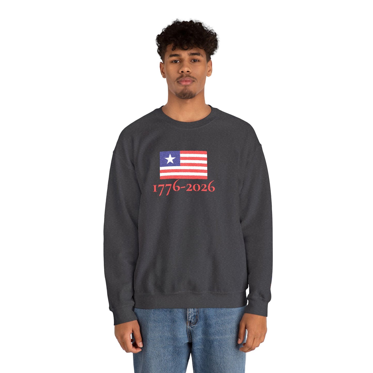 USA  1776–2026 Patriotic Crewneck Sweatshirt