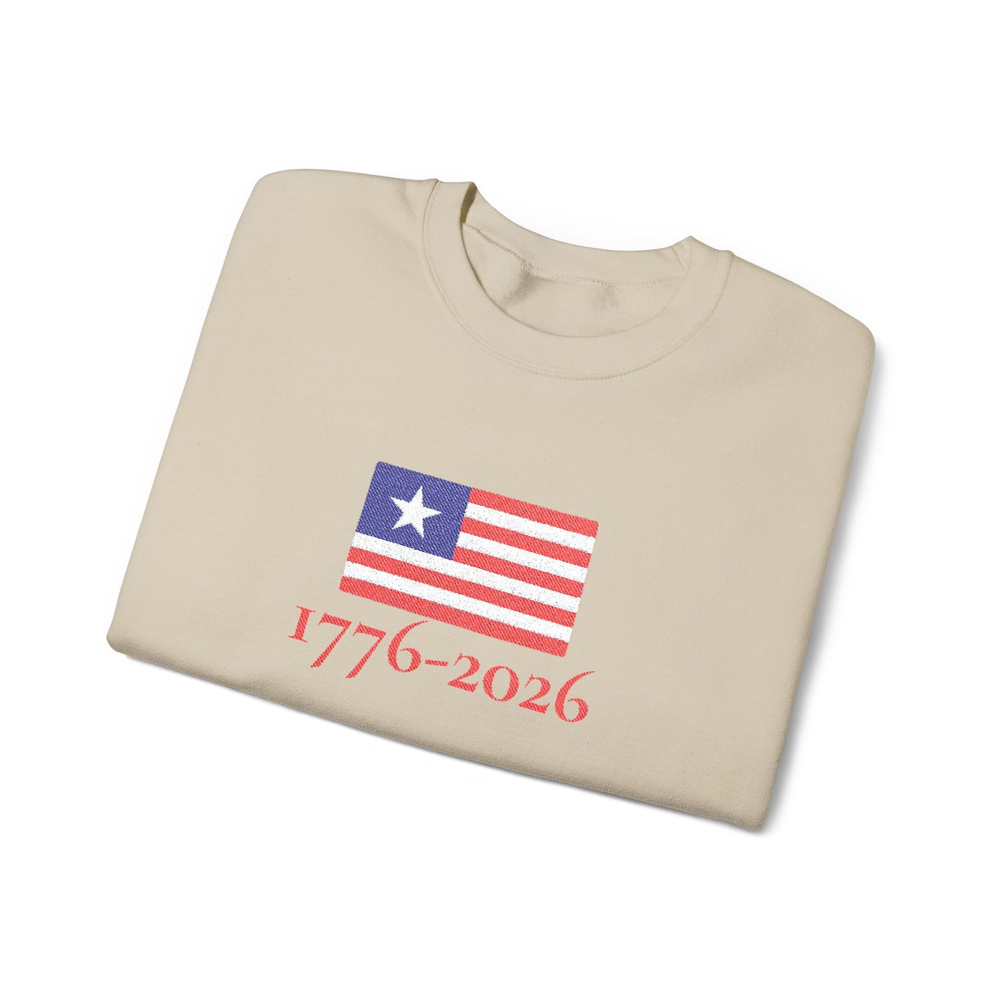USA  1776–2026 Patriotic Crewneck Sweatshirt