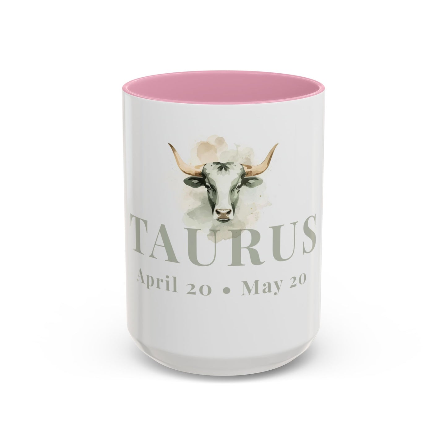 Taurus Zodiac Mug - April 20- May 20 Astrology Coffee Cup - Bull Zodiac Sign Mug - 15 oz.