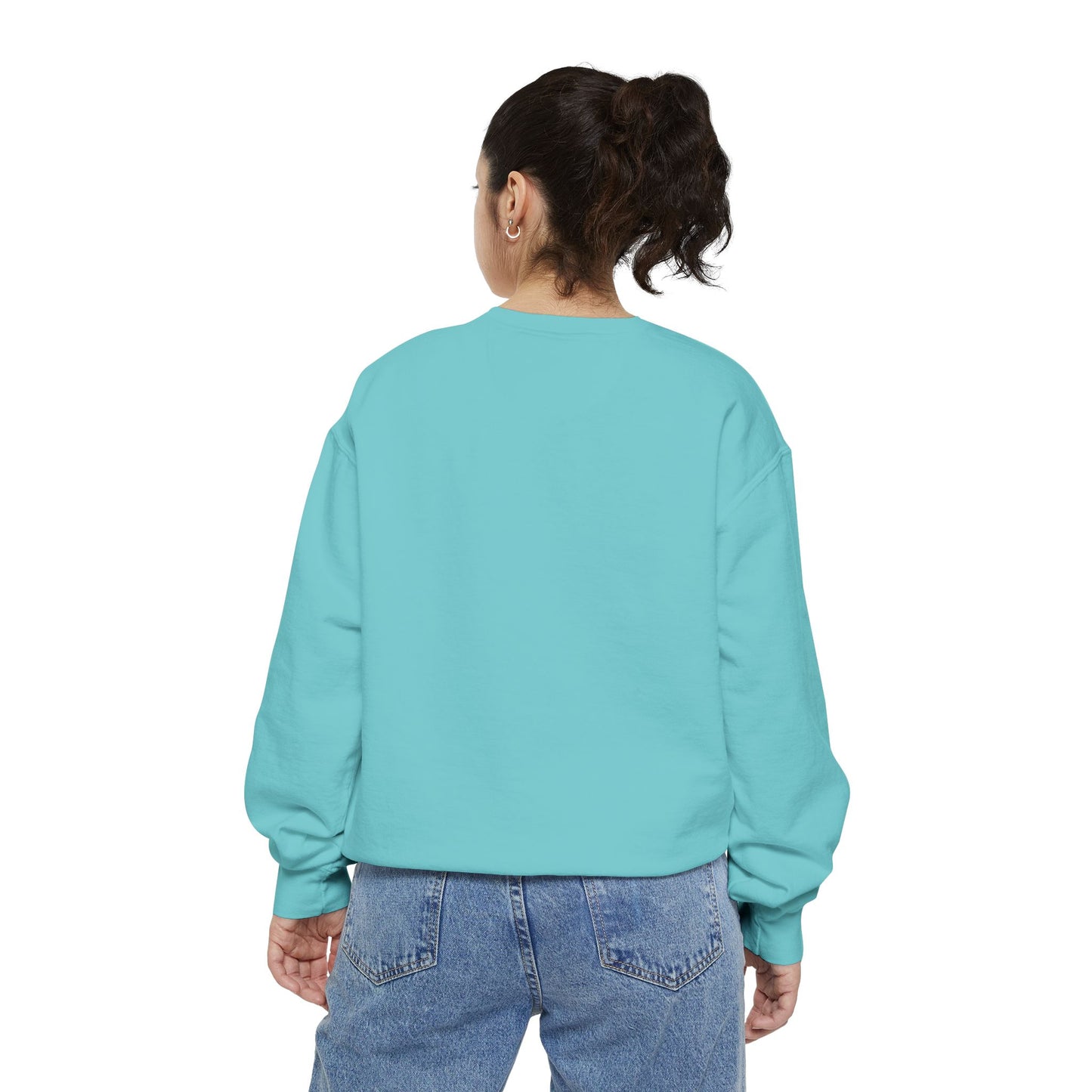 Look Up Sweatshirt- Minimal Sun Crewneck