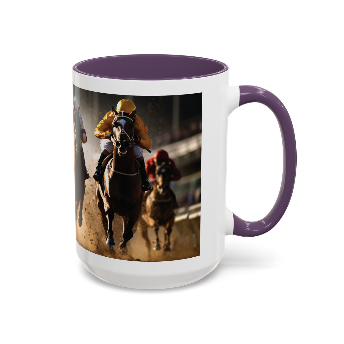 Horse-Inspired Saratoga Coffee Mug, Equestrian Town-Inspired Accent Coffee Mug, 15oz