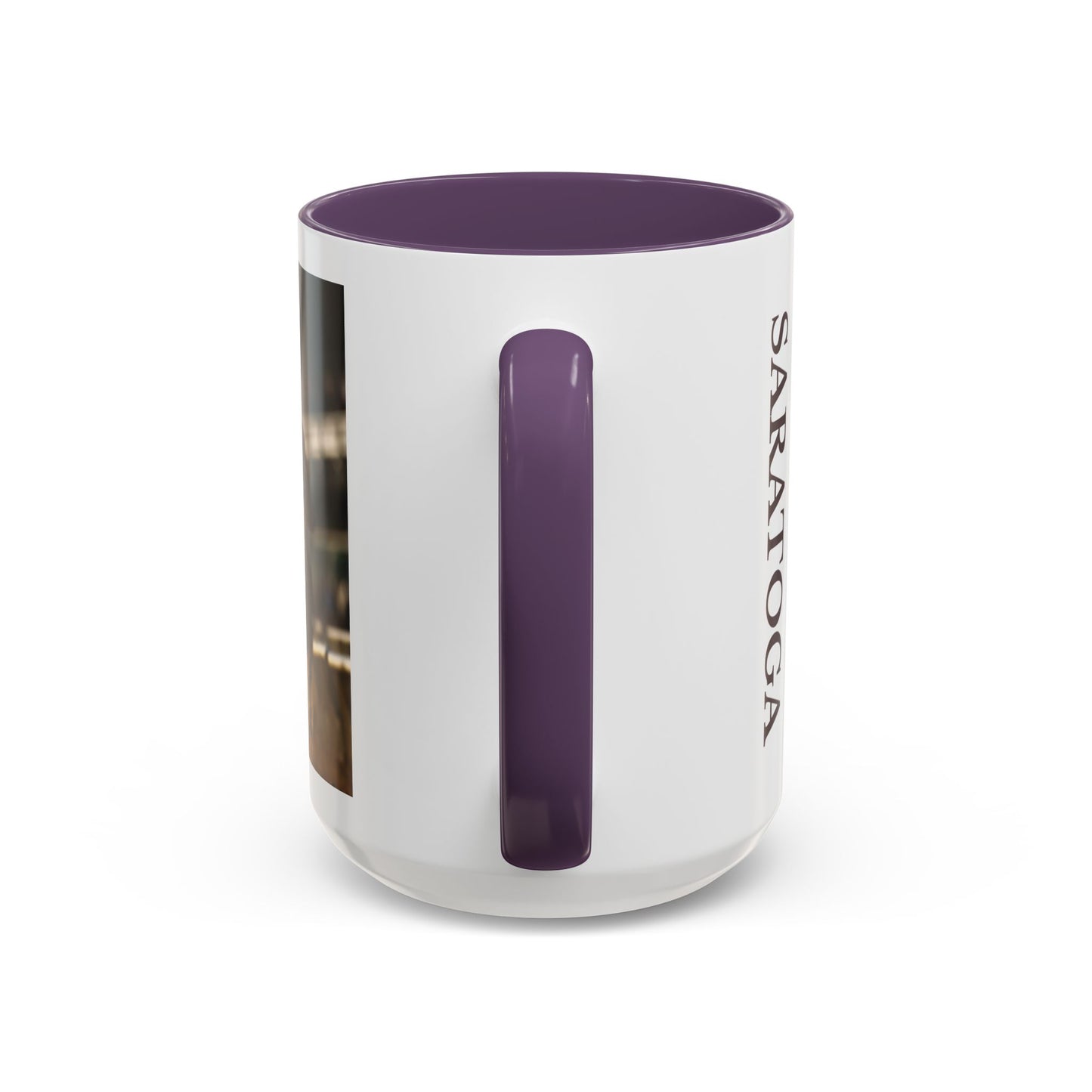 Horse-Inspired Saratoga Coffee Mug, Equestrian Town-Inspired Accent Coffee Mug, 15oz