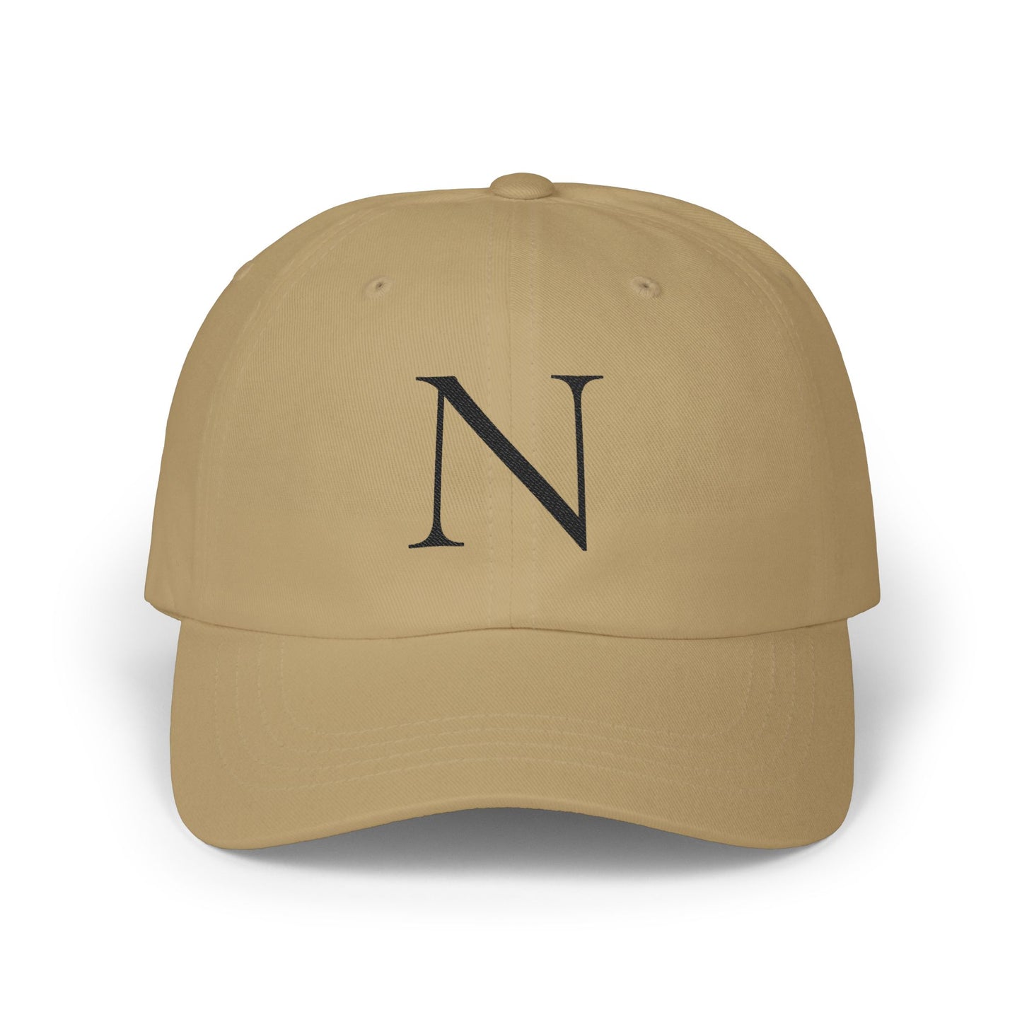 Wear My Story Embroidered Initial Hat - Letter Non the Classic Dad Cap