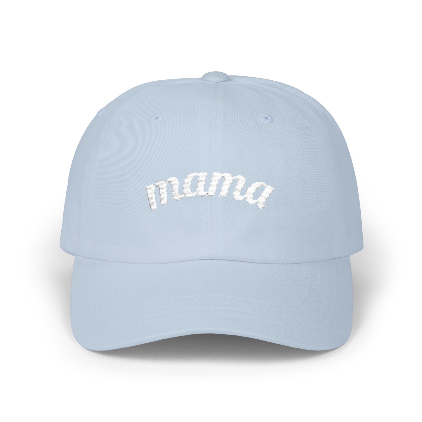 Mama Script embroidered baseball Cap - # 1 back detail