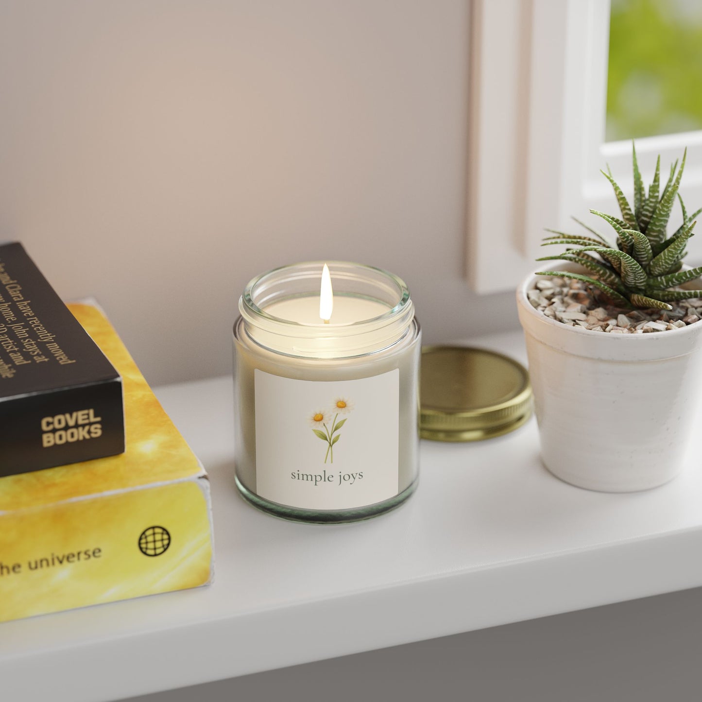 Simple Joys Coconut Apricot Scented Candle (4oz )