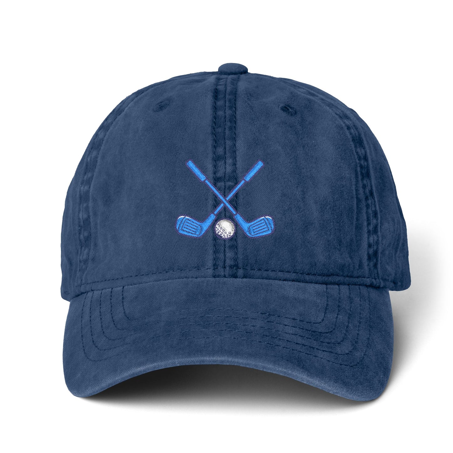 Coastal Fairway Embroidered Golf Hat – Women’s Pigment Dyed Golf Cap | Minimalist Country Club Style