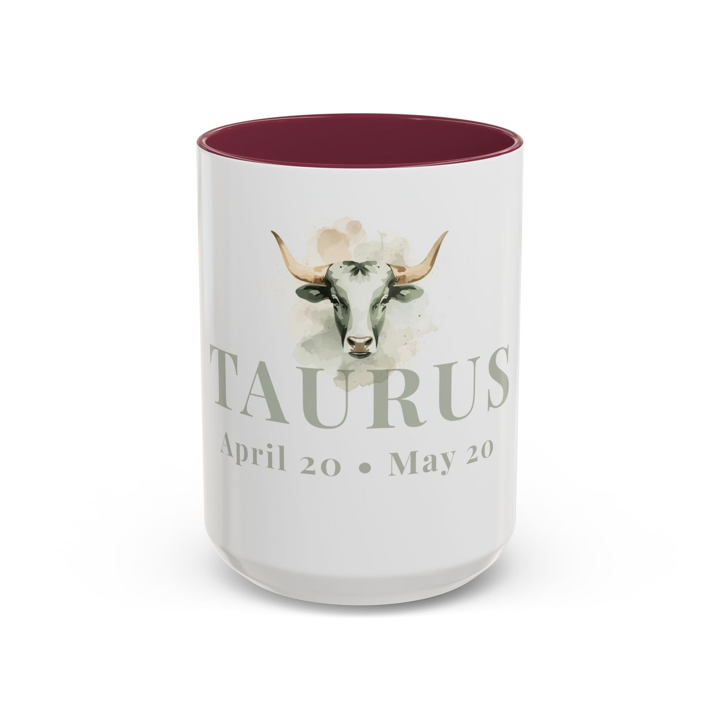 Taurus Zodiac Mug - April 20- May 20 Astrology Coffee Cup - Bull Zodiac Sign Mug - 15 oz.
