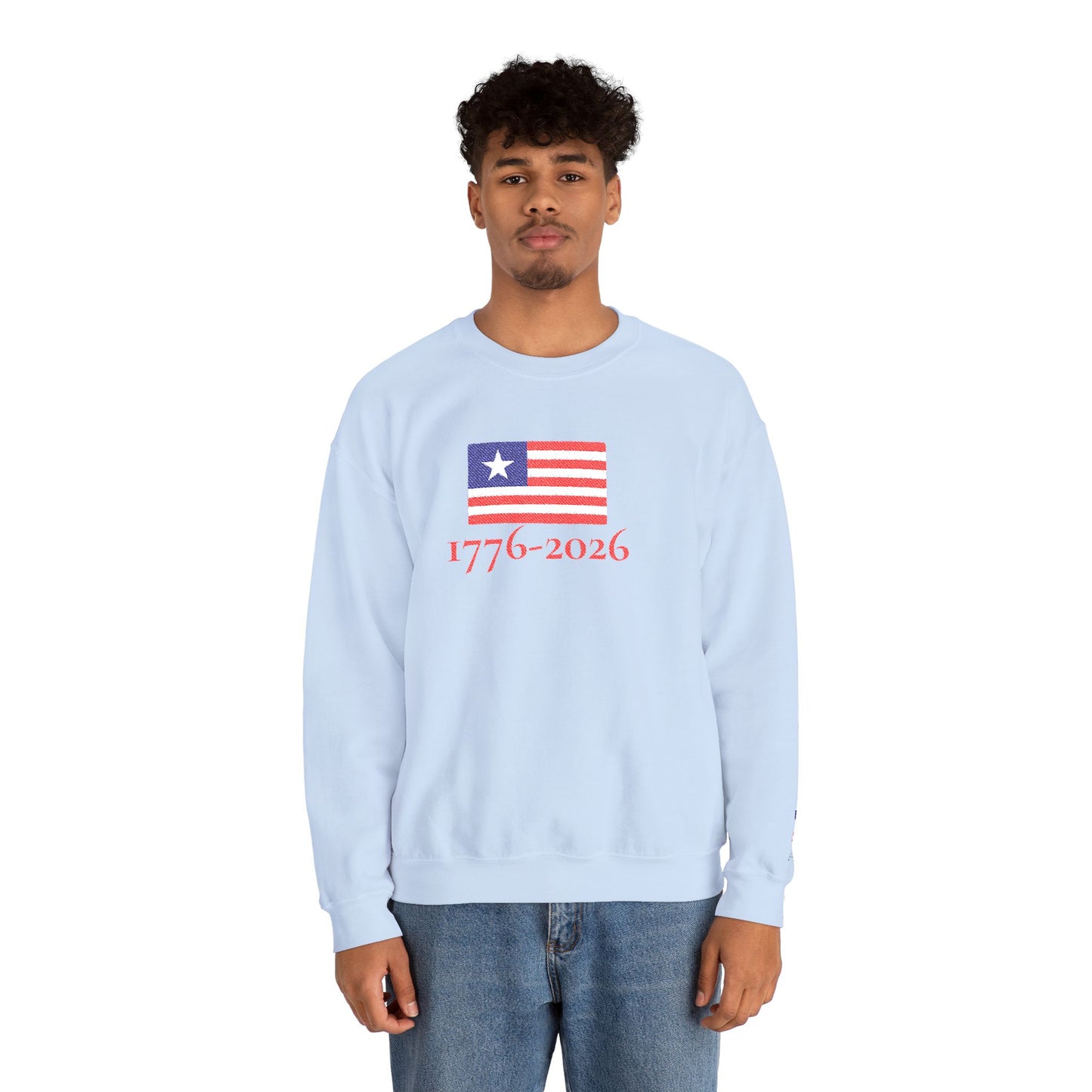 USA  1776–2026 Patriotic Crewneck Sweatshirt