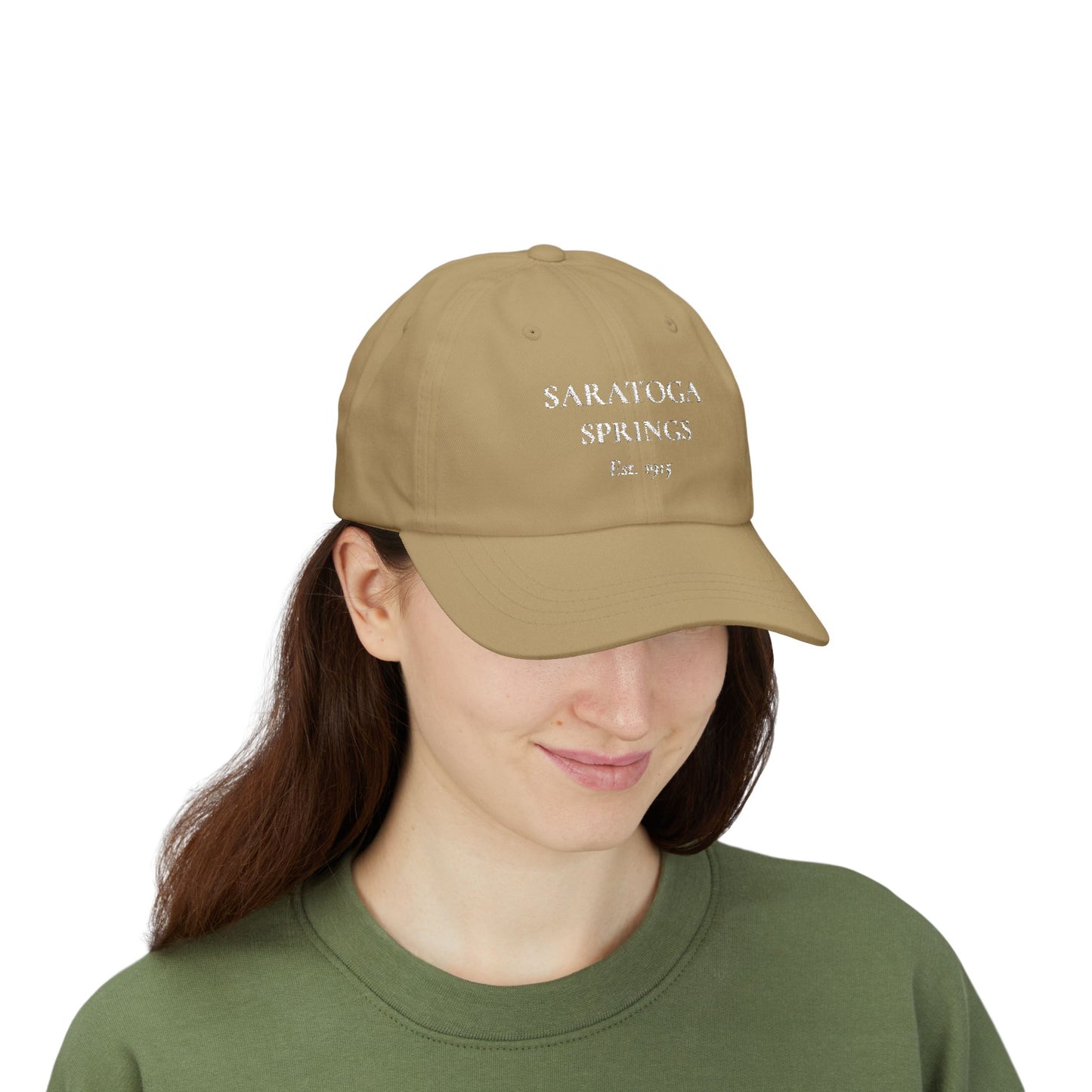 Saratoga Springs Dad Cap — Vintage 'Est. 1915' Equestrian Baseball Hat