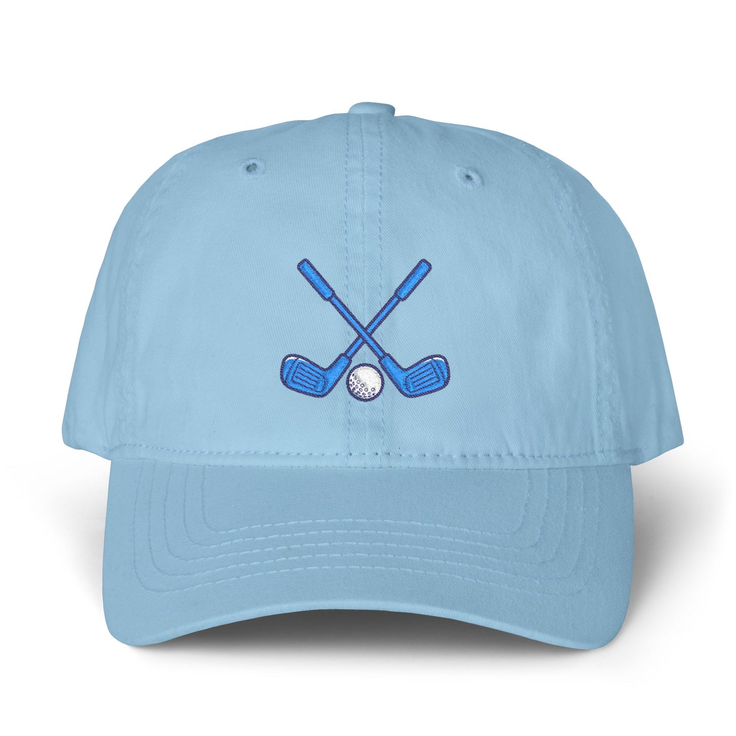 Coastal Fairway Embroidered Golf Hat – Women’s Pigment Dyed Golf Cap | Minimalist Country Club Style