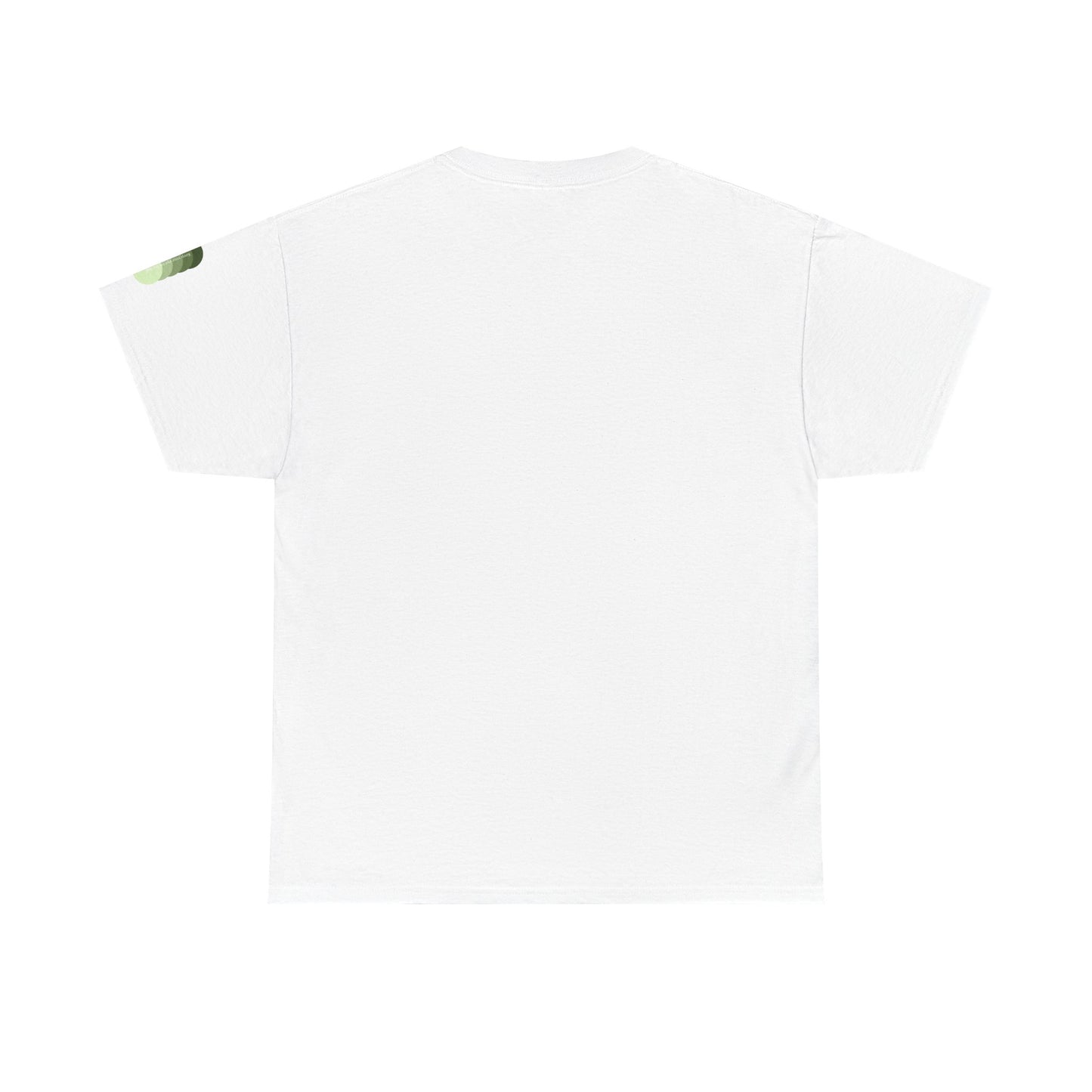 Sea Glass Drift Unisex Heavy Cotton Tee – Abstract Coastal Wave Graphic Shirt | Minimalist Sage Green Aesthetic Tee