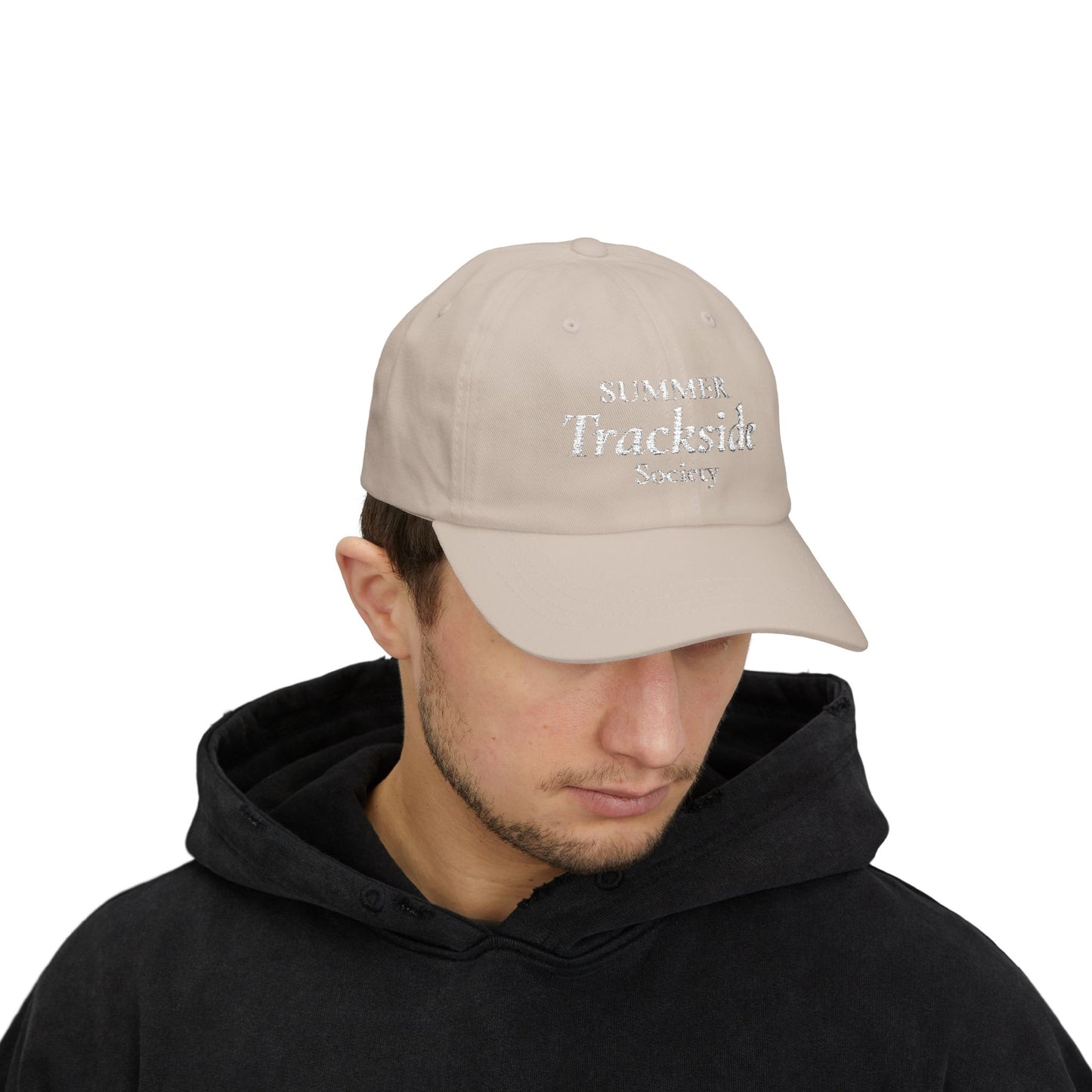 Trackside Society Classic Dad Cap — "Summer Trackside Society" Embroidered Baseball Hat