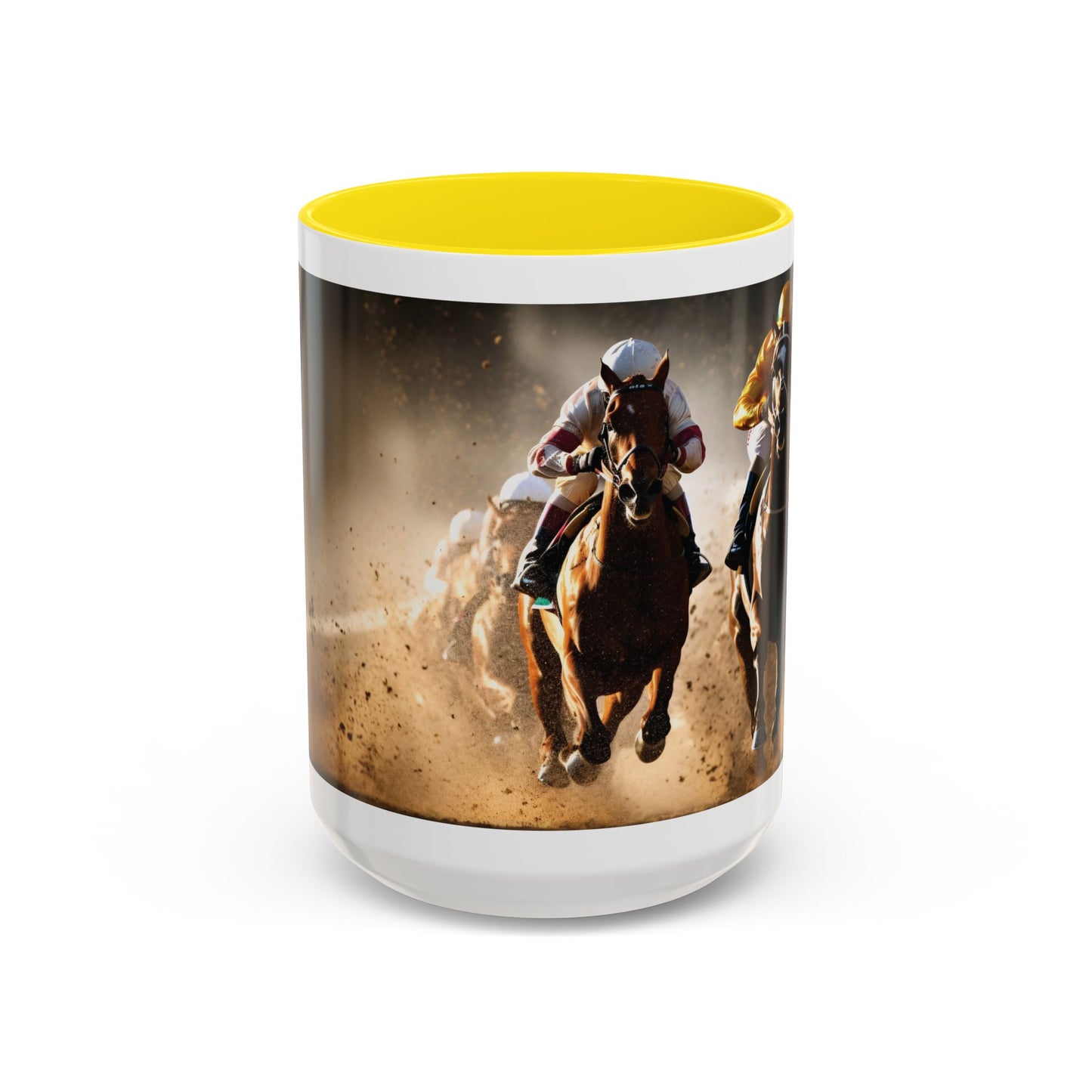 Horse-Inspired Saratoga Coffee Mug, Equestrian Town-Inspired Accent Coffee Mug, 15oz